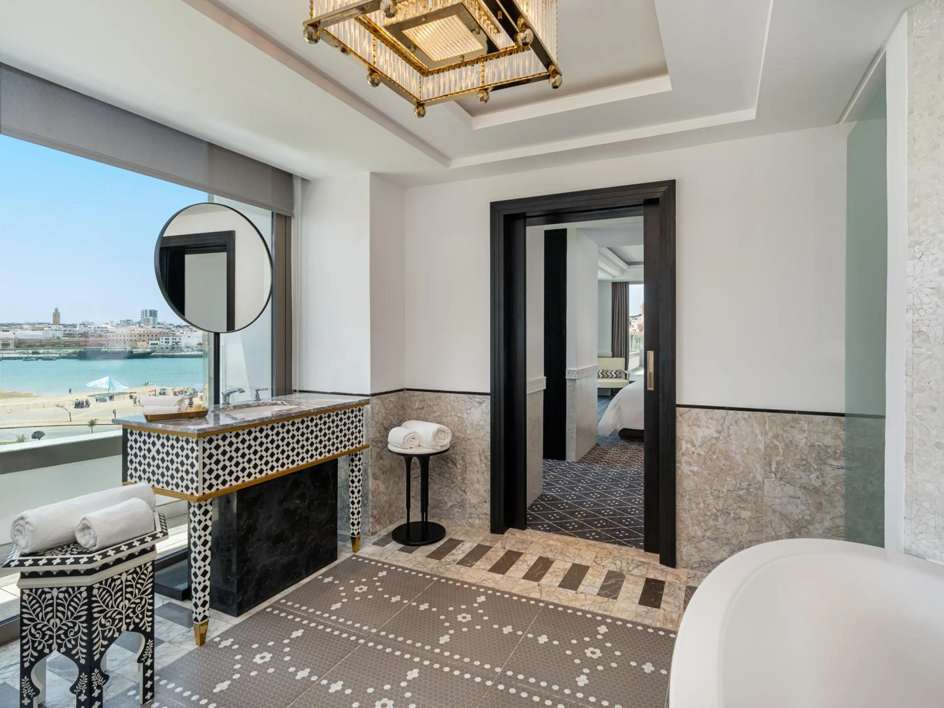 Bathroom in Fairmont La Marina Rabat Sale Hotel