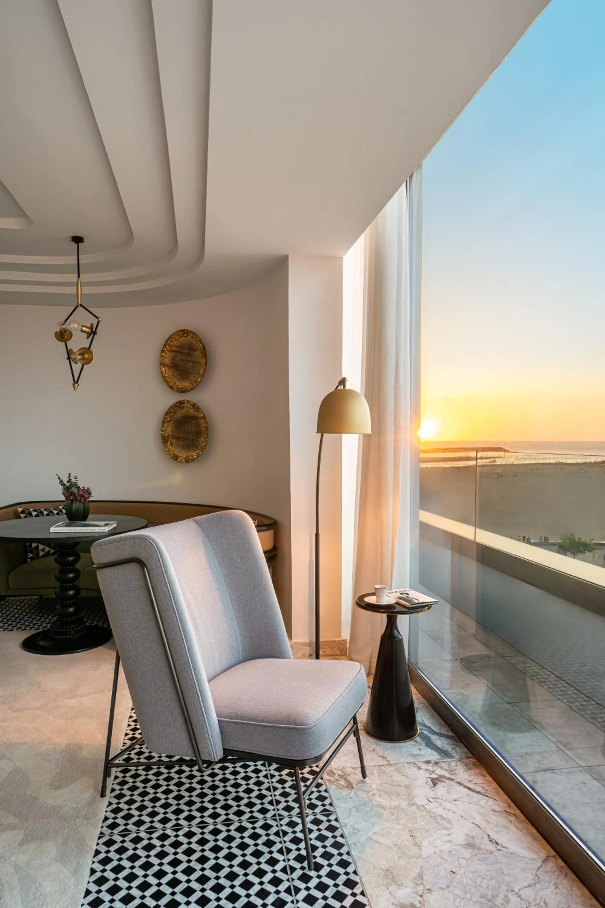 Living room in Fairmont La Marina Rabat Sale Hotel