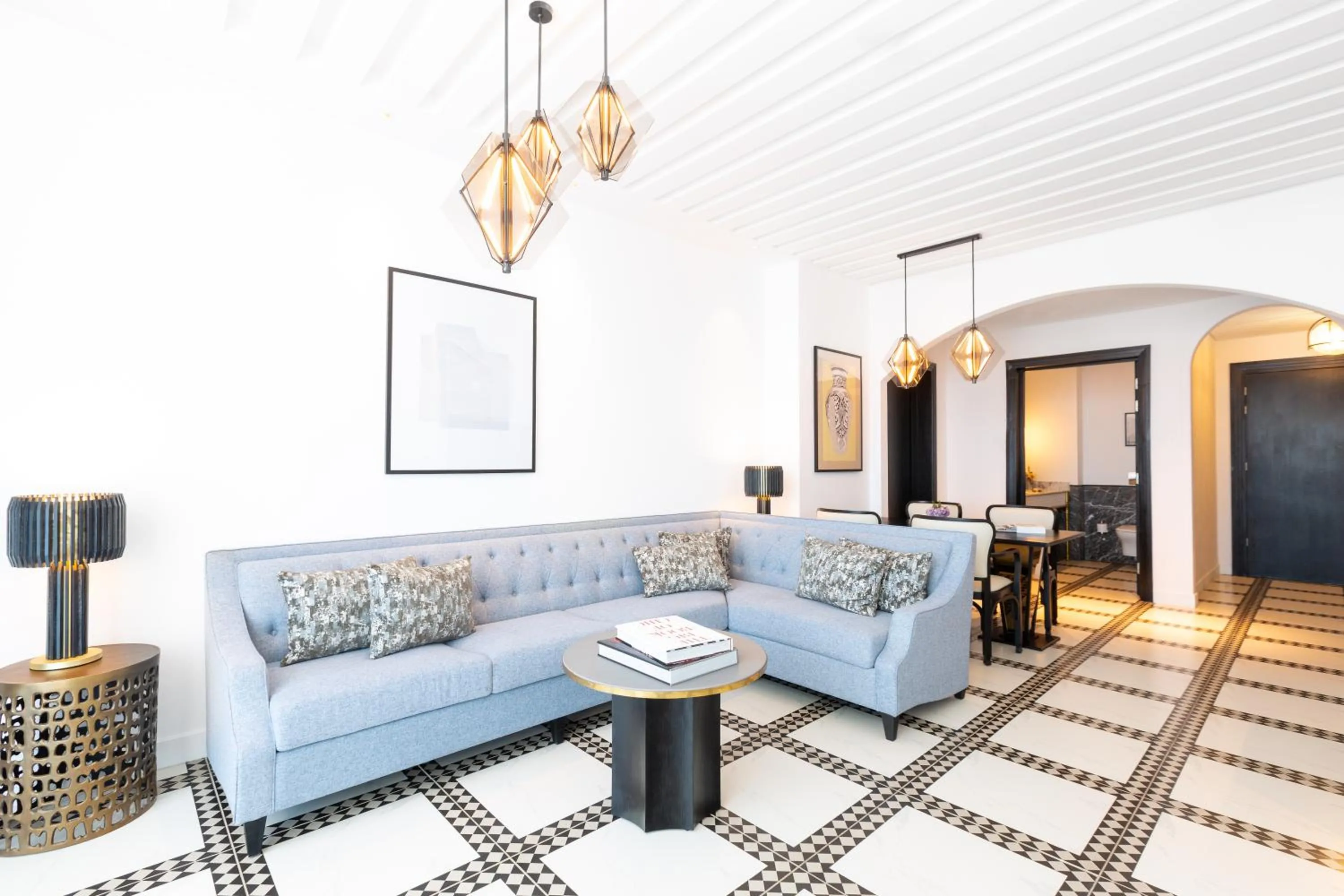 Living room in Fairmont La Marina Rabat Sale Hotel