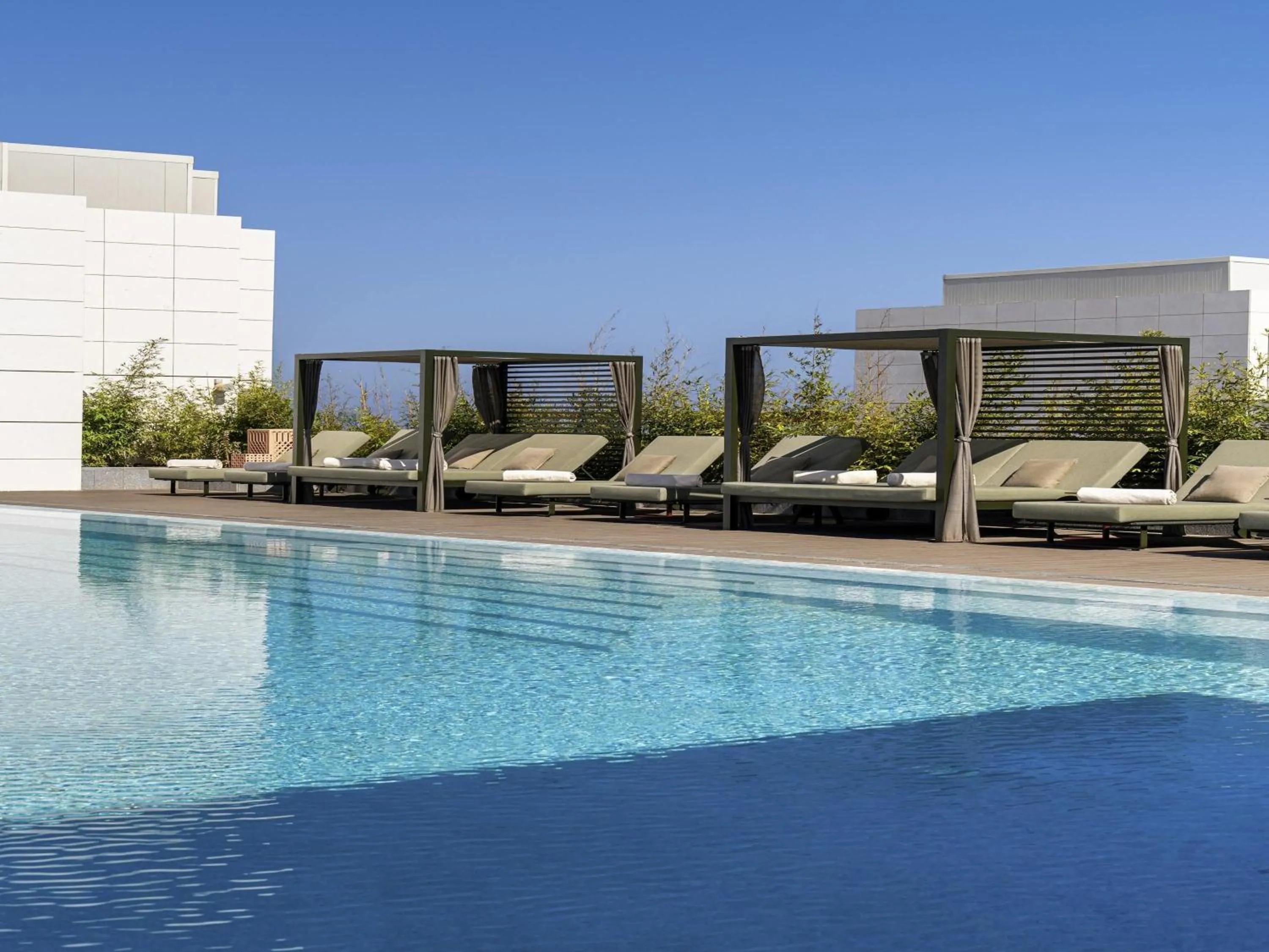 Pool view in Fairmont La Marina Rabat Sale Hotel