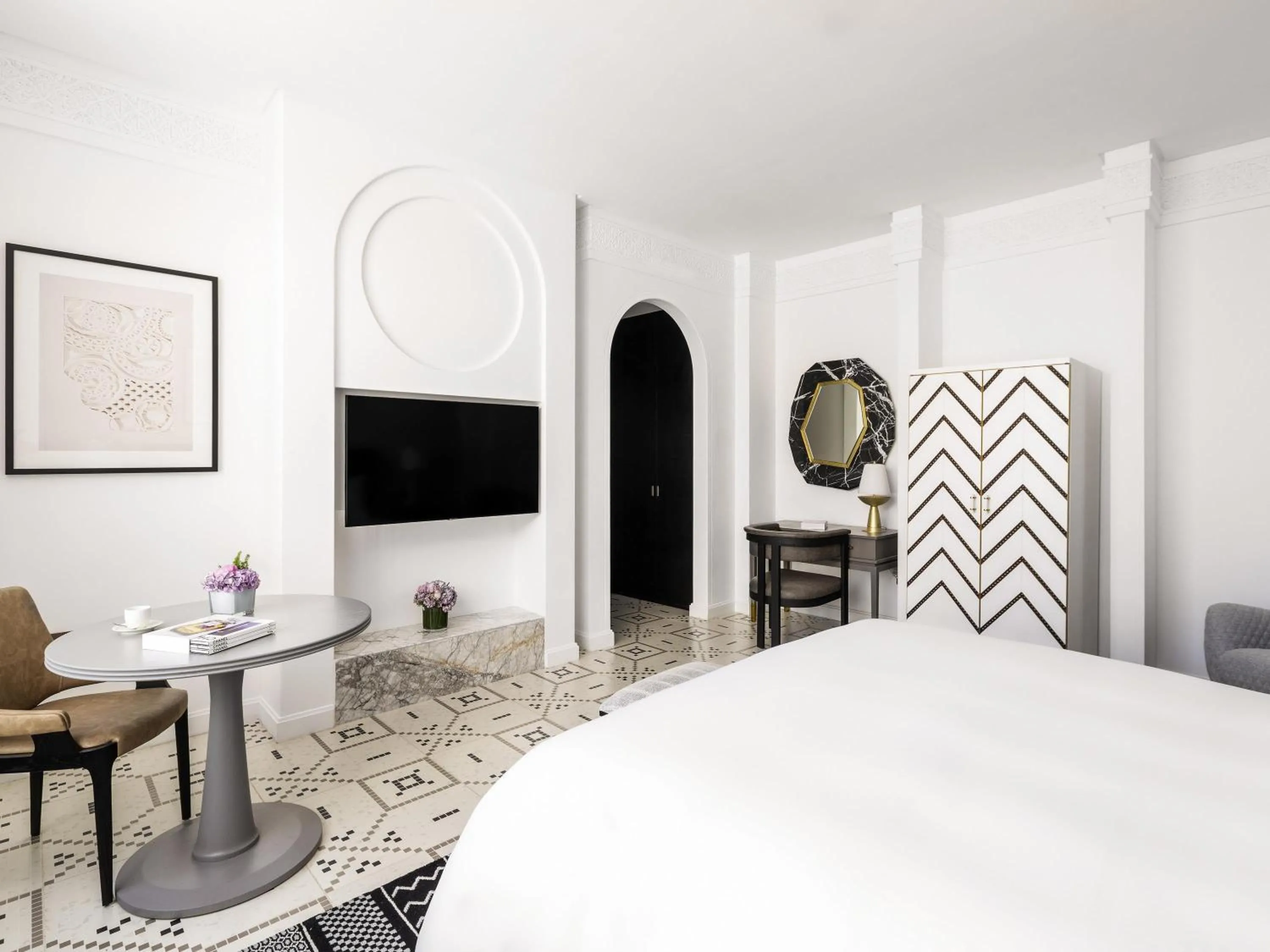 Bedroom, Bed in Fairmont La Marina Rabat Sale Hotel