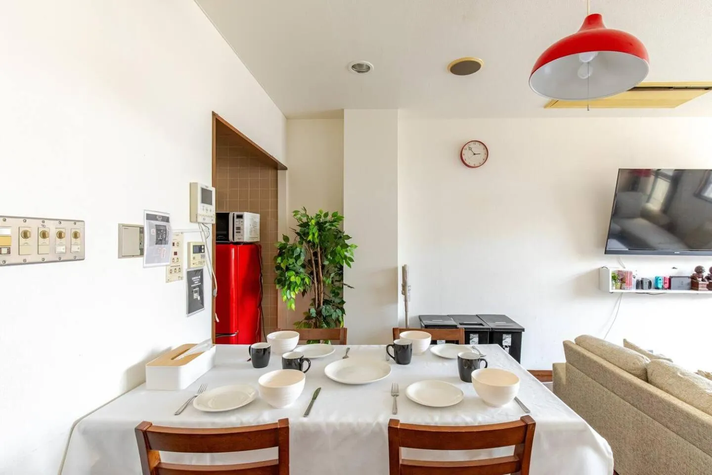 Dining area in en stay001