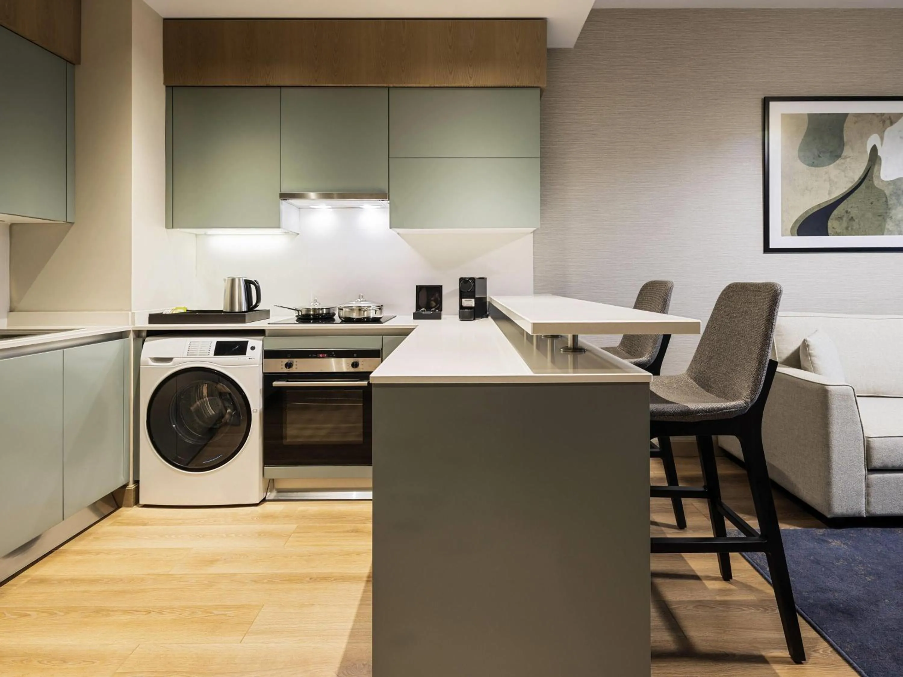 Bedroom in Movenpick Living Istanbul Camlivadi