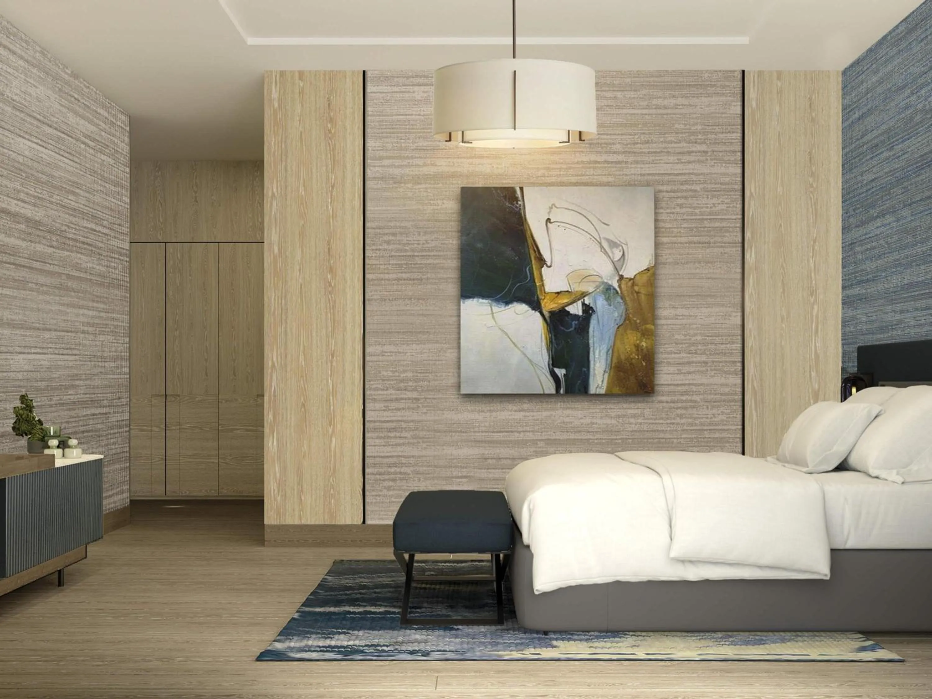 Bedroom in Movenpick Living Istanbul Camlivadi