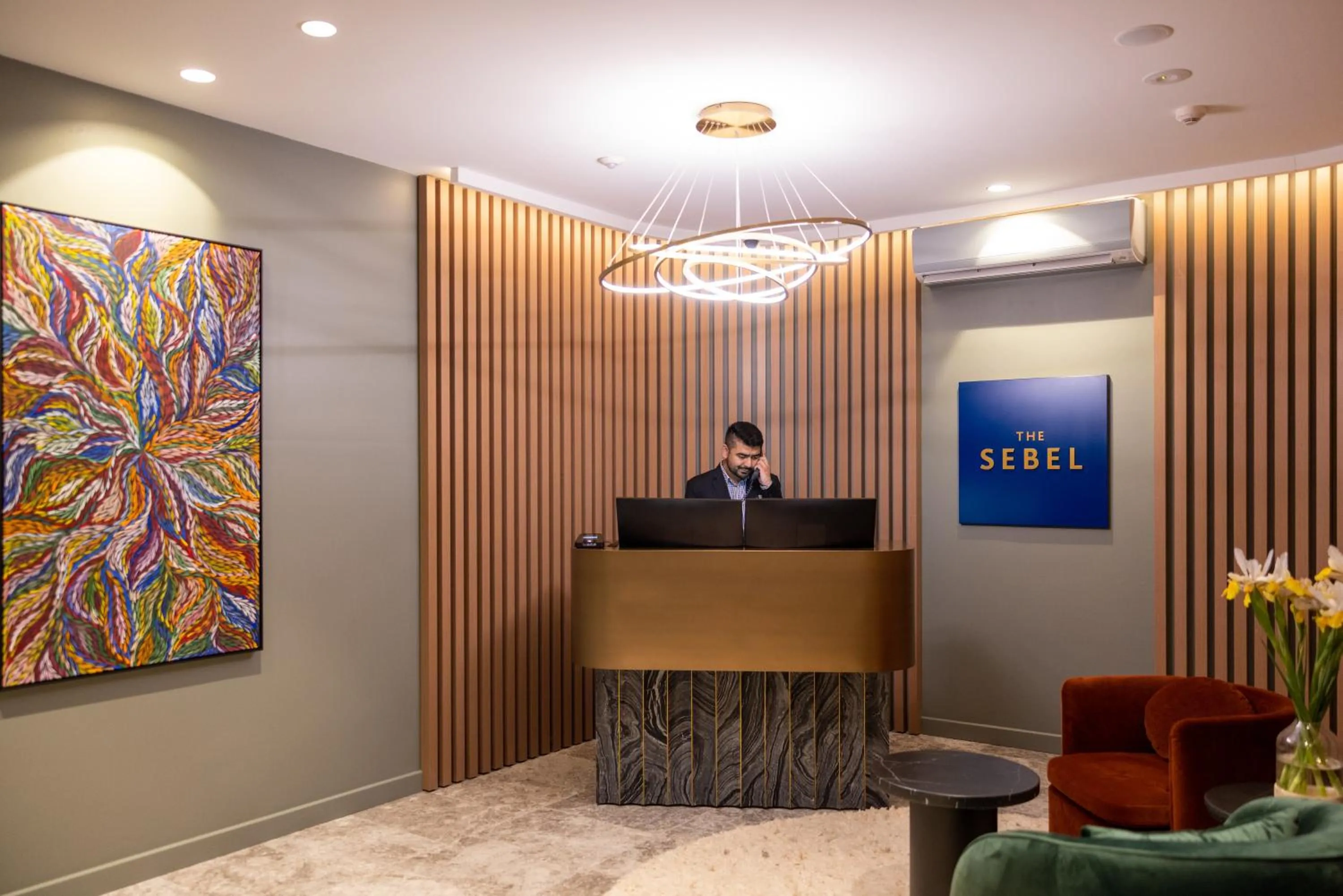 Lobby or reception in The Sebel Canberra Campbell