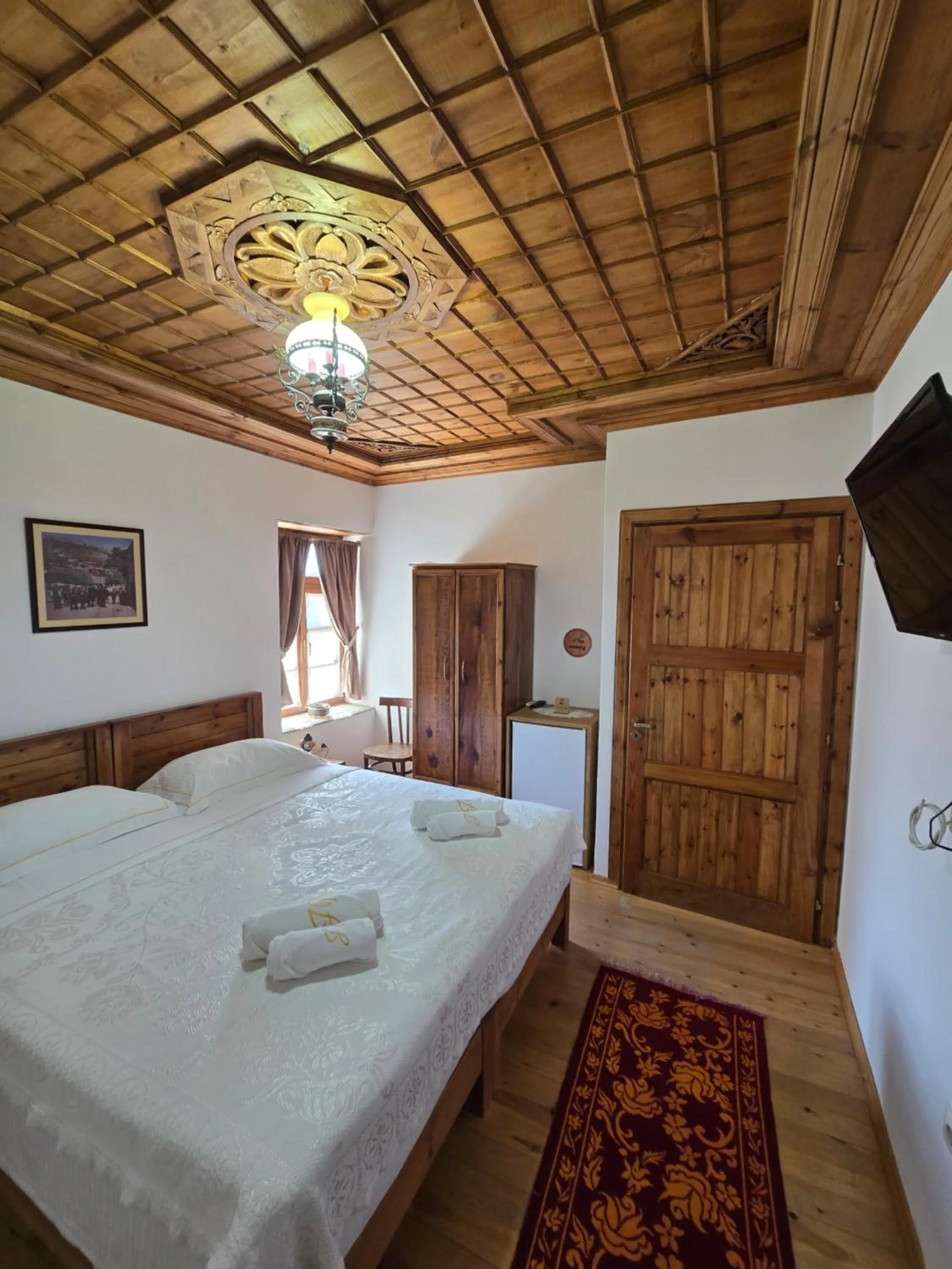 Bed in Guest House J.Prifti