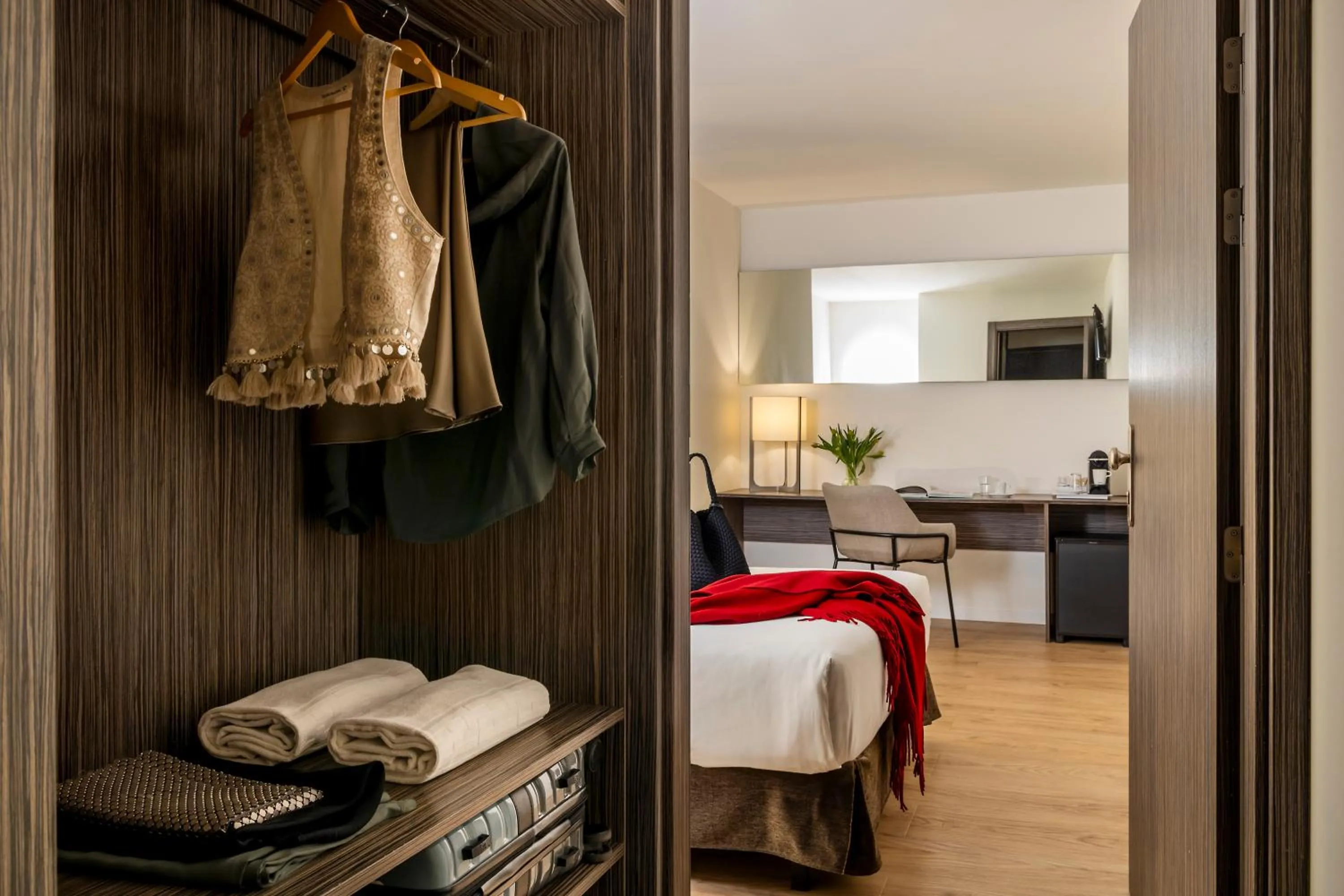 Bed in Aerotel Madrid Airport - Terminal 4