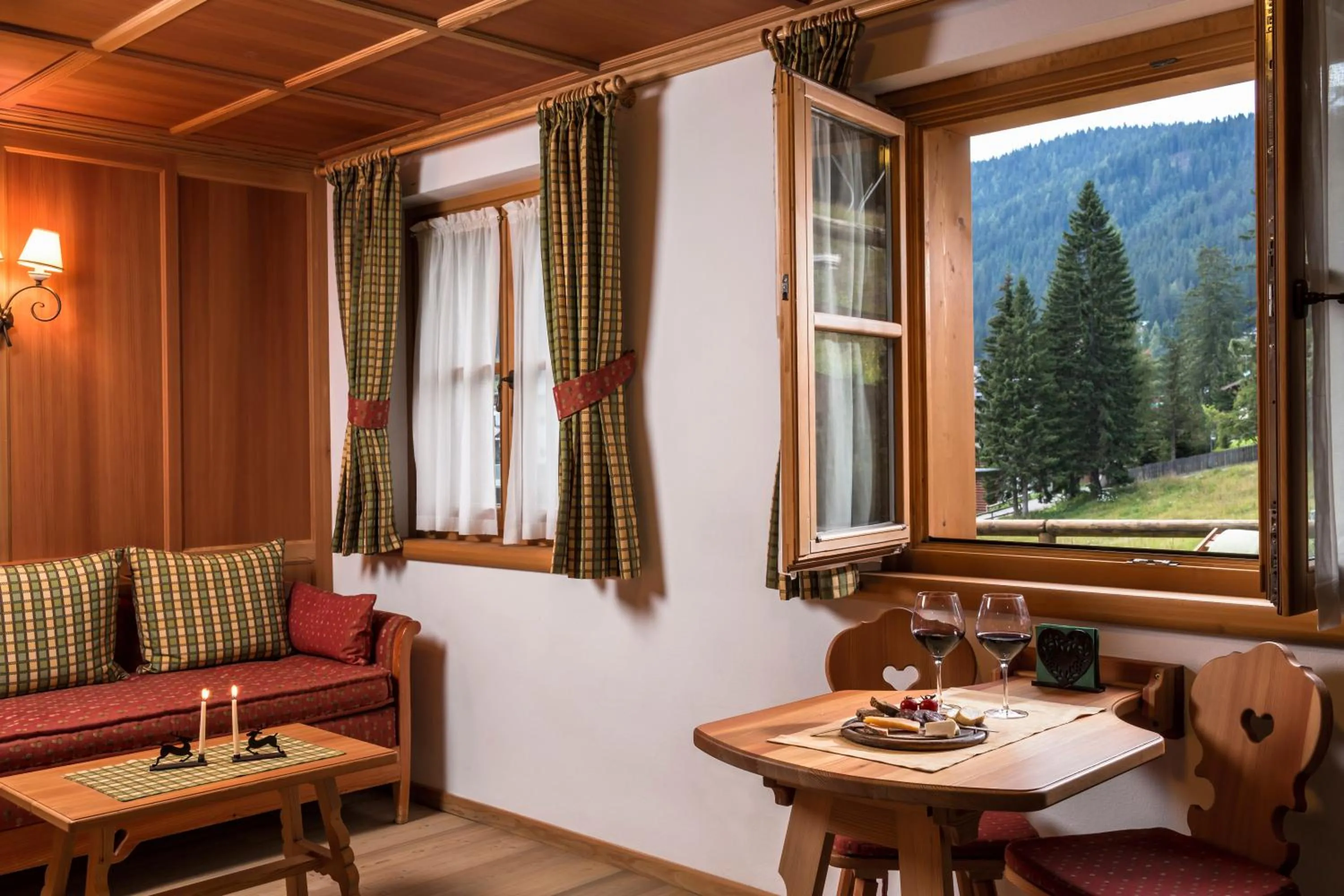 Seating area in Hotel Chalet Del Sogno