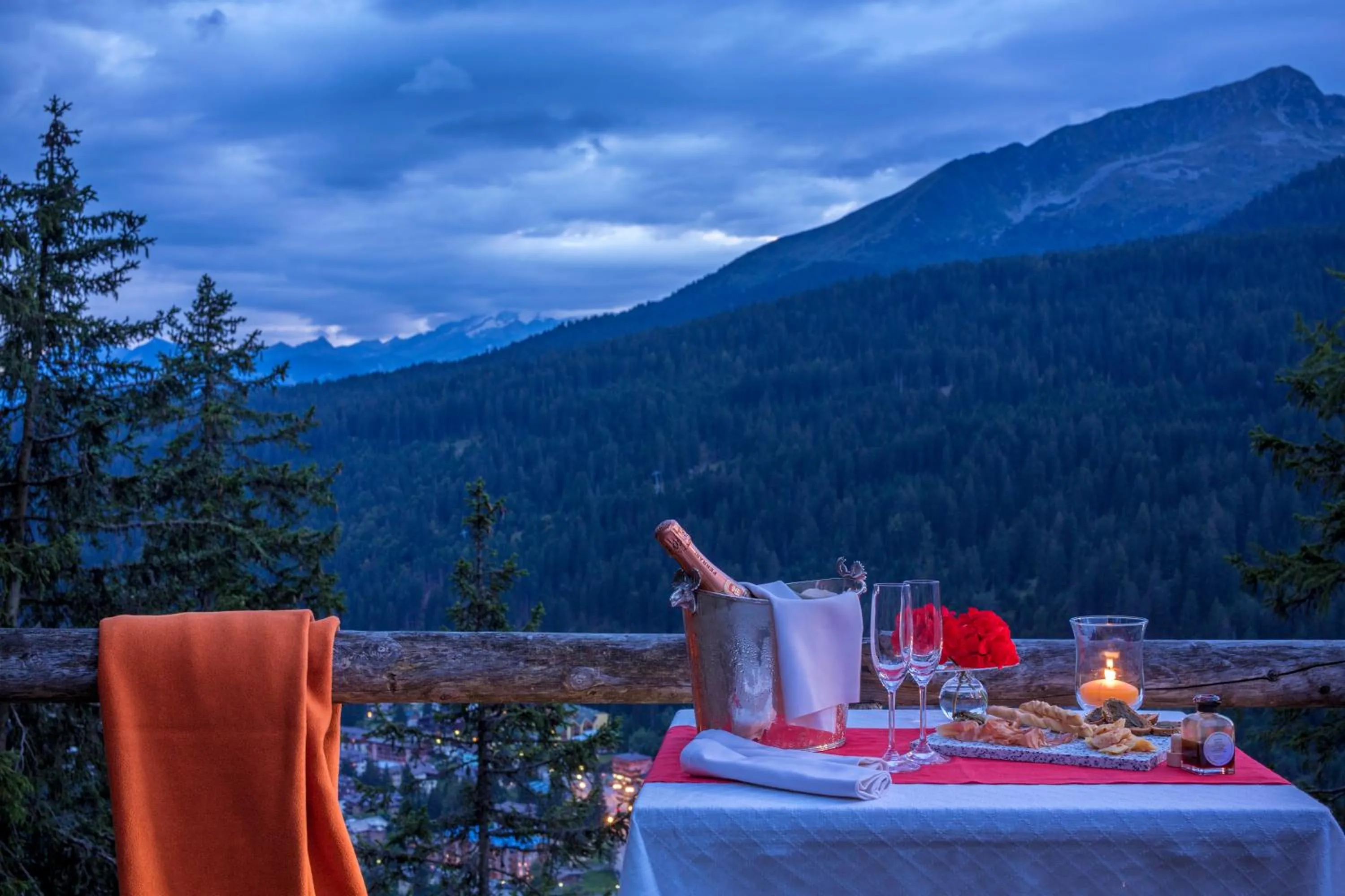 Food and drinks in Hotel Chalet Del Sogno