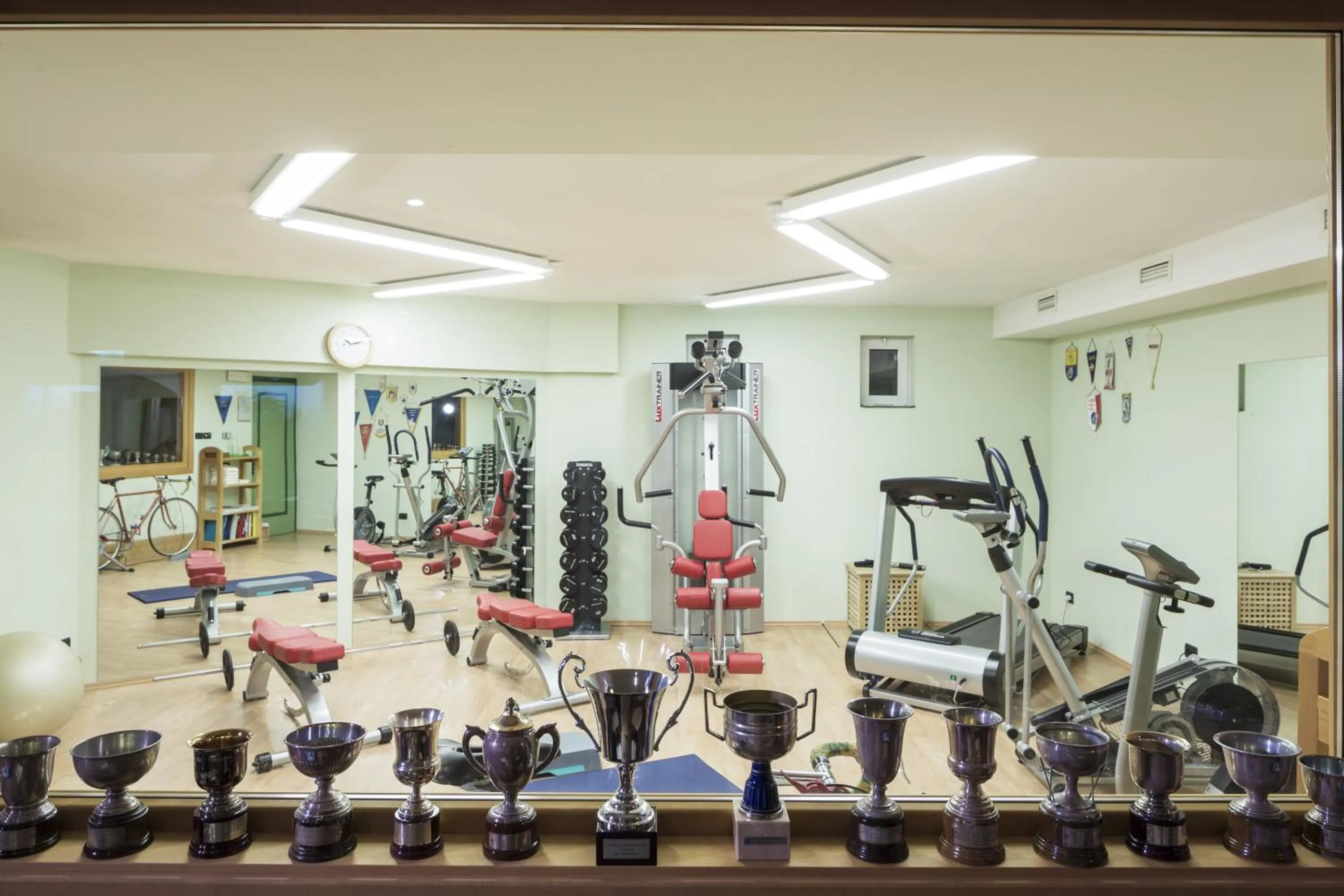 Fitness centre/facilities in Hotel Chalet Del Sogno