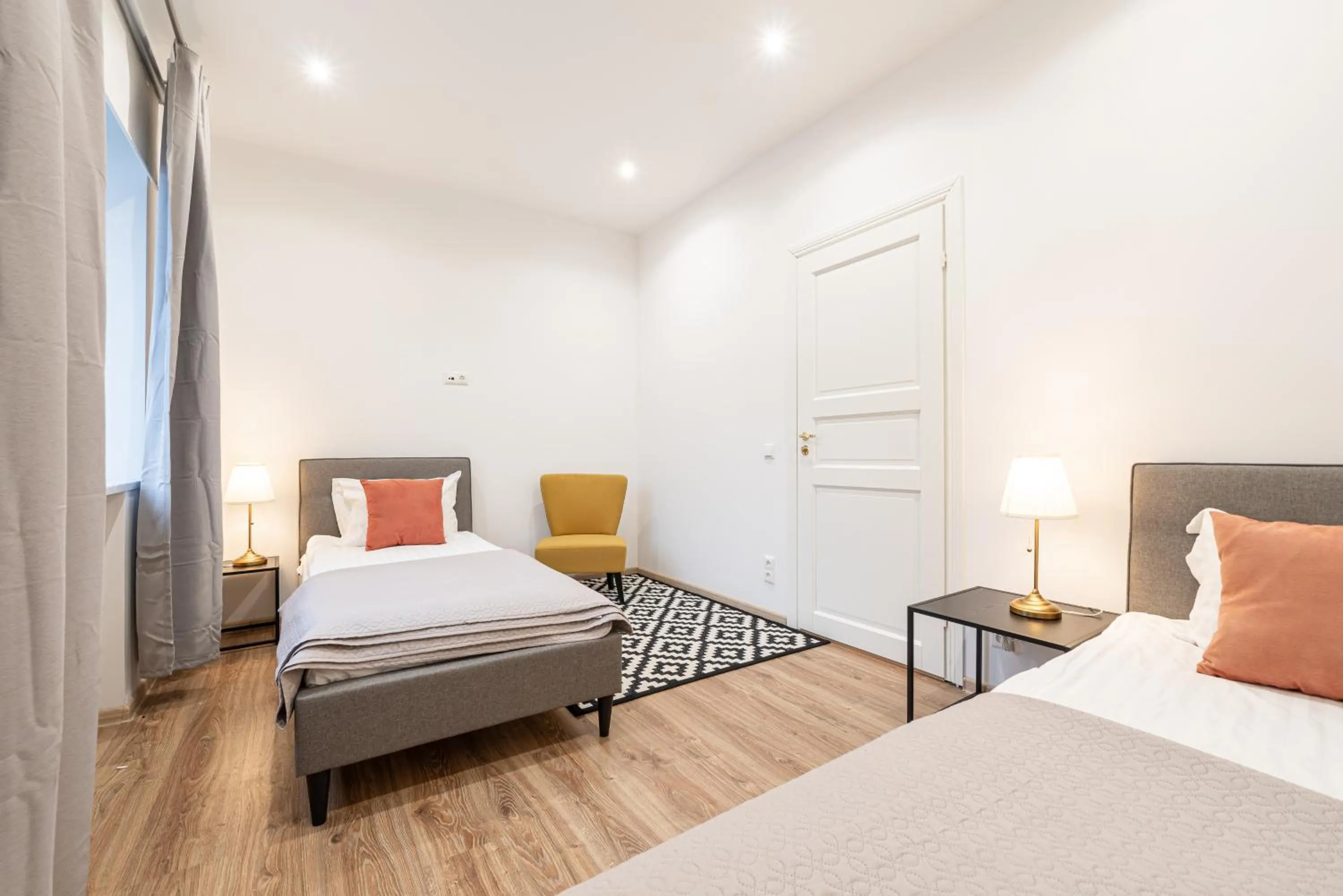 Bed in Yoga Residence Apartments