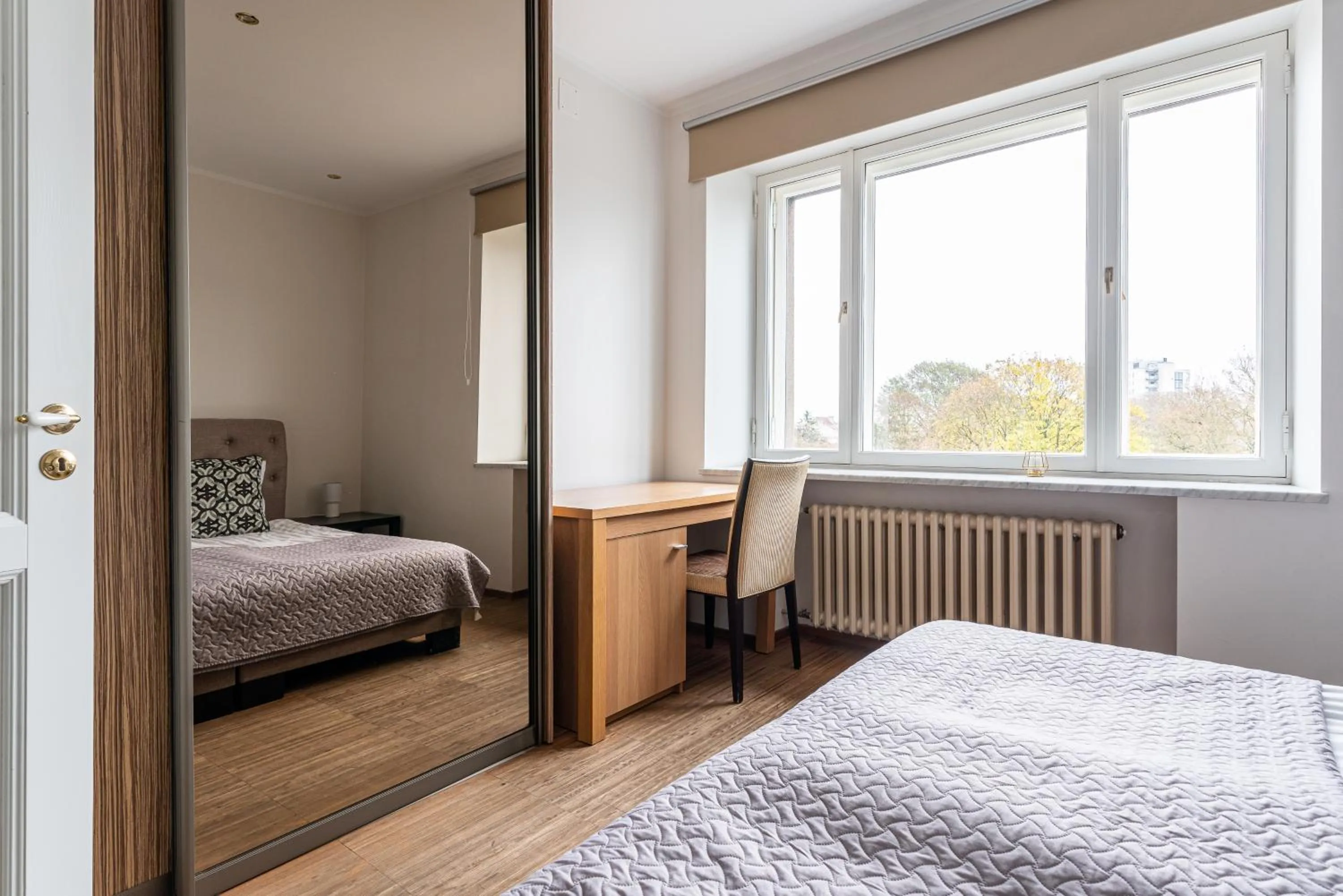 Bed in Yoga Residence Apartments