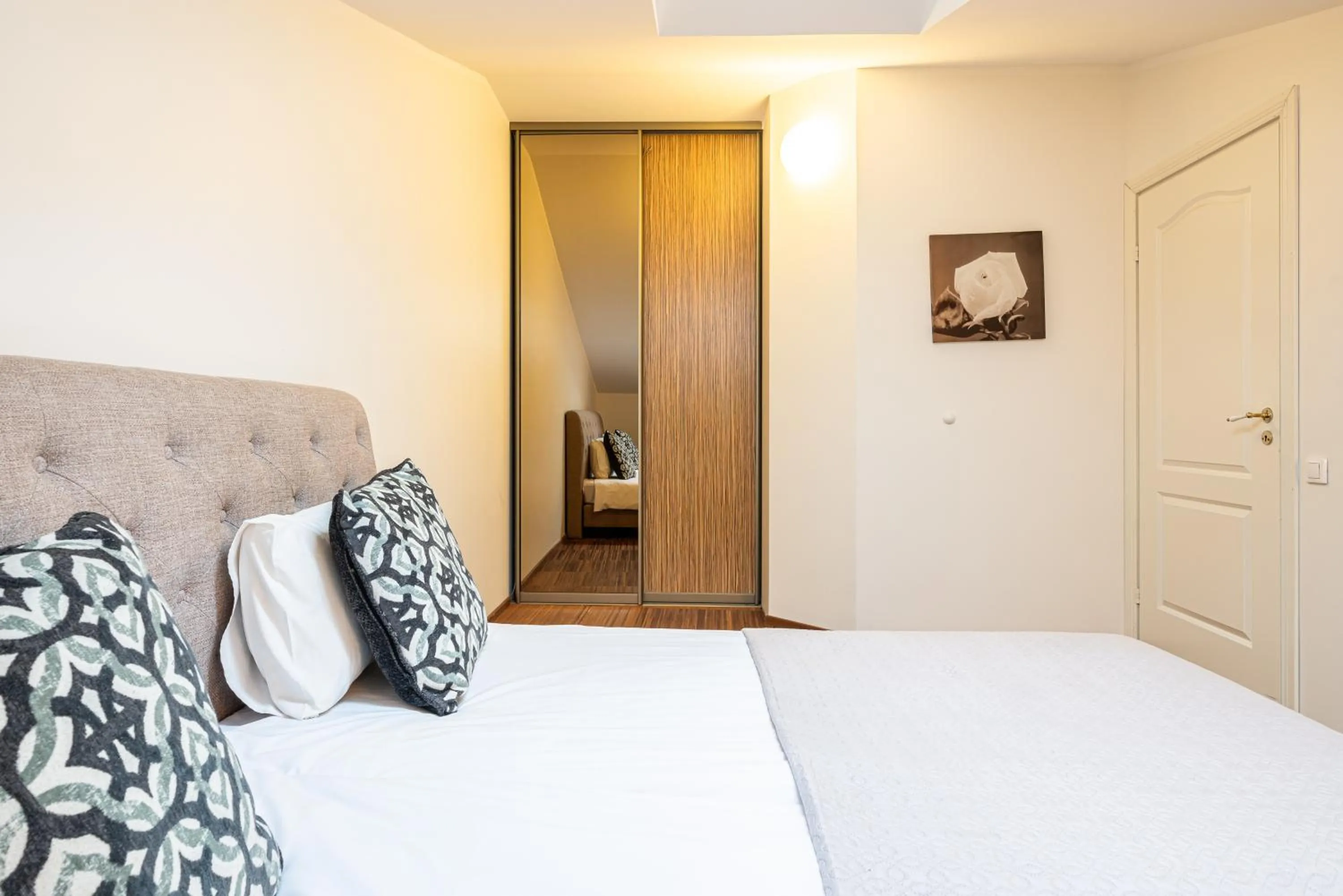 Bed in Yoga Residence Apartments