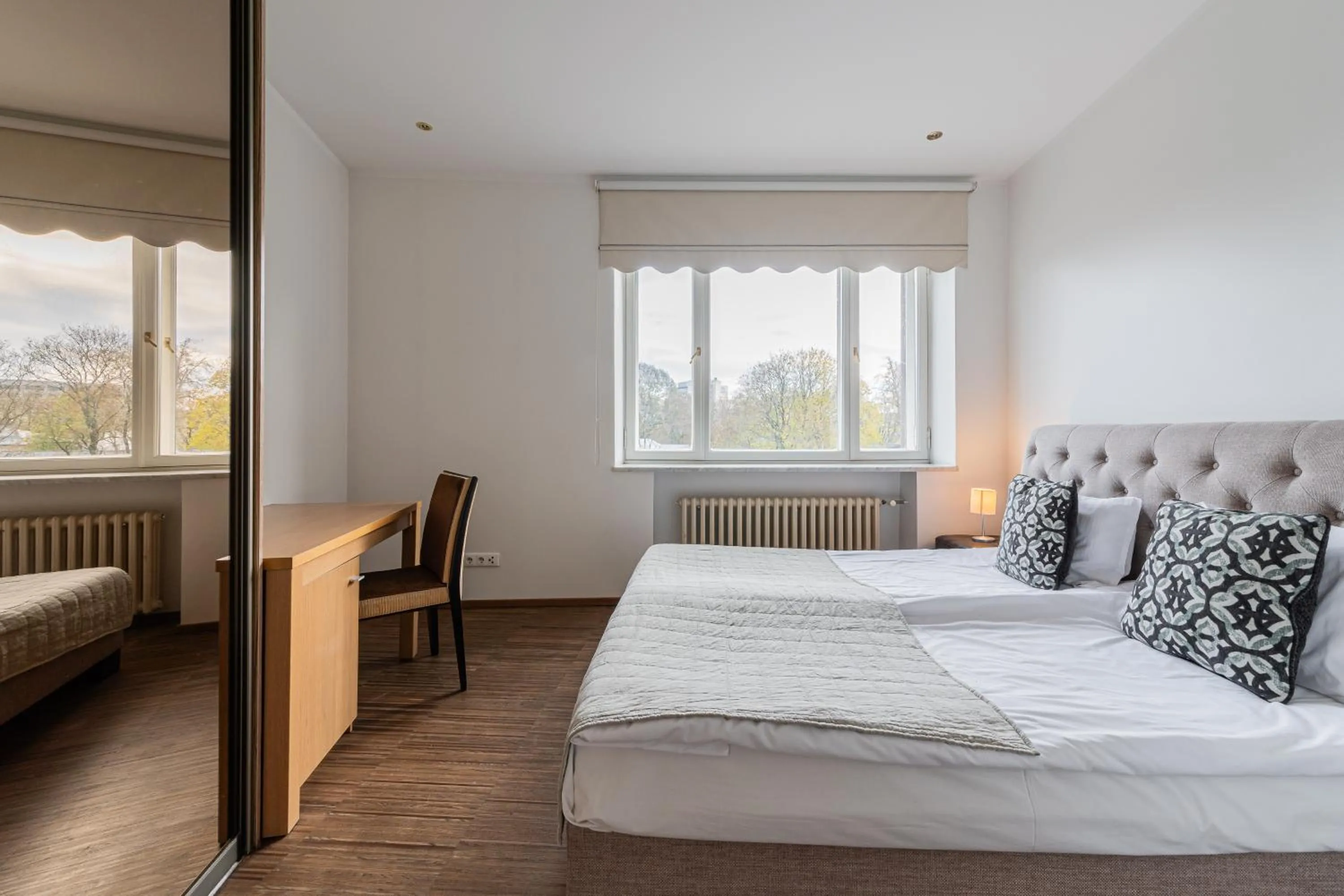 Bed in Yoga Residence Apartments