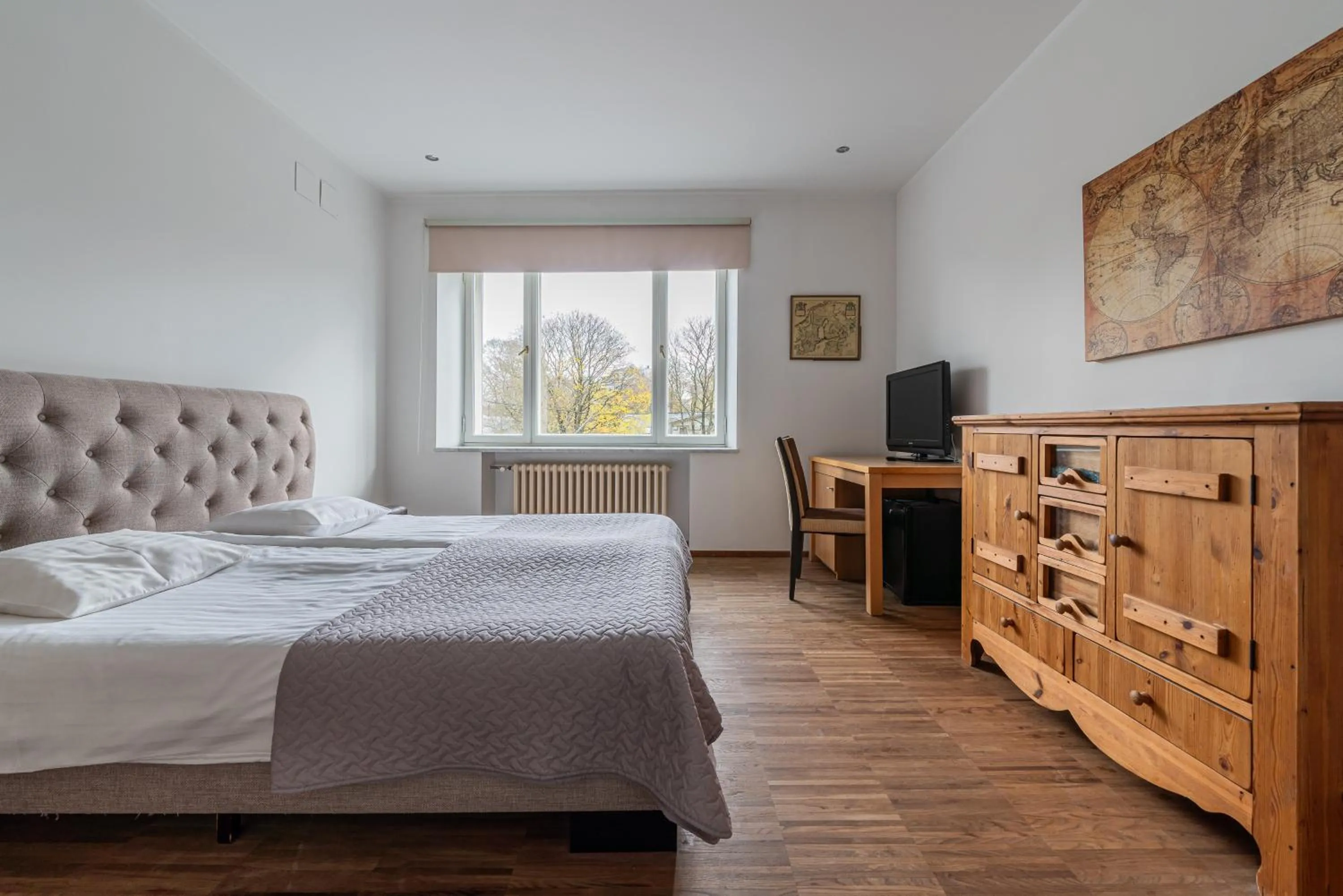 Bed in Yoga Residence Apartments