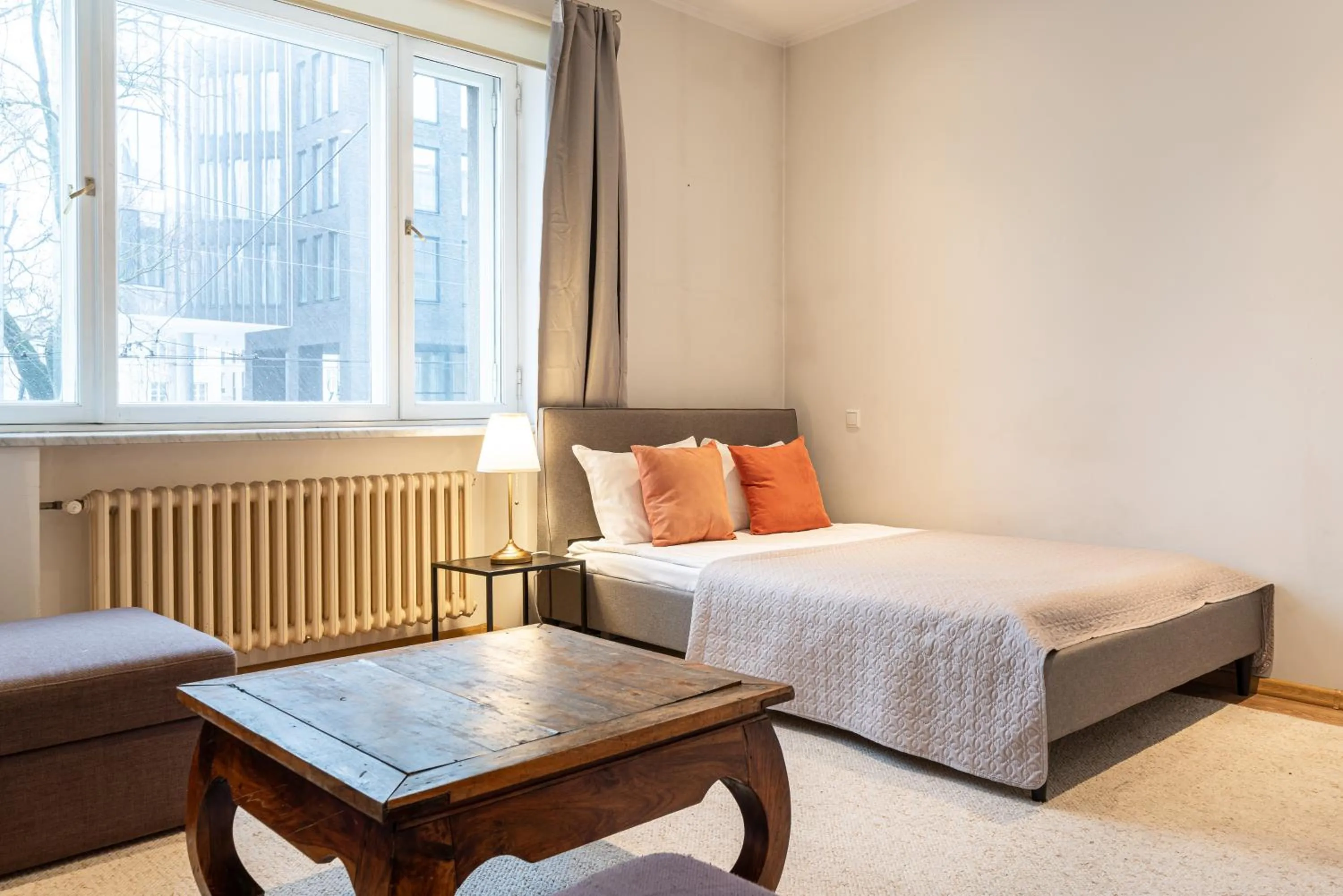 Bed in Yoga Residence Apartments