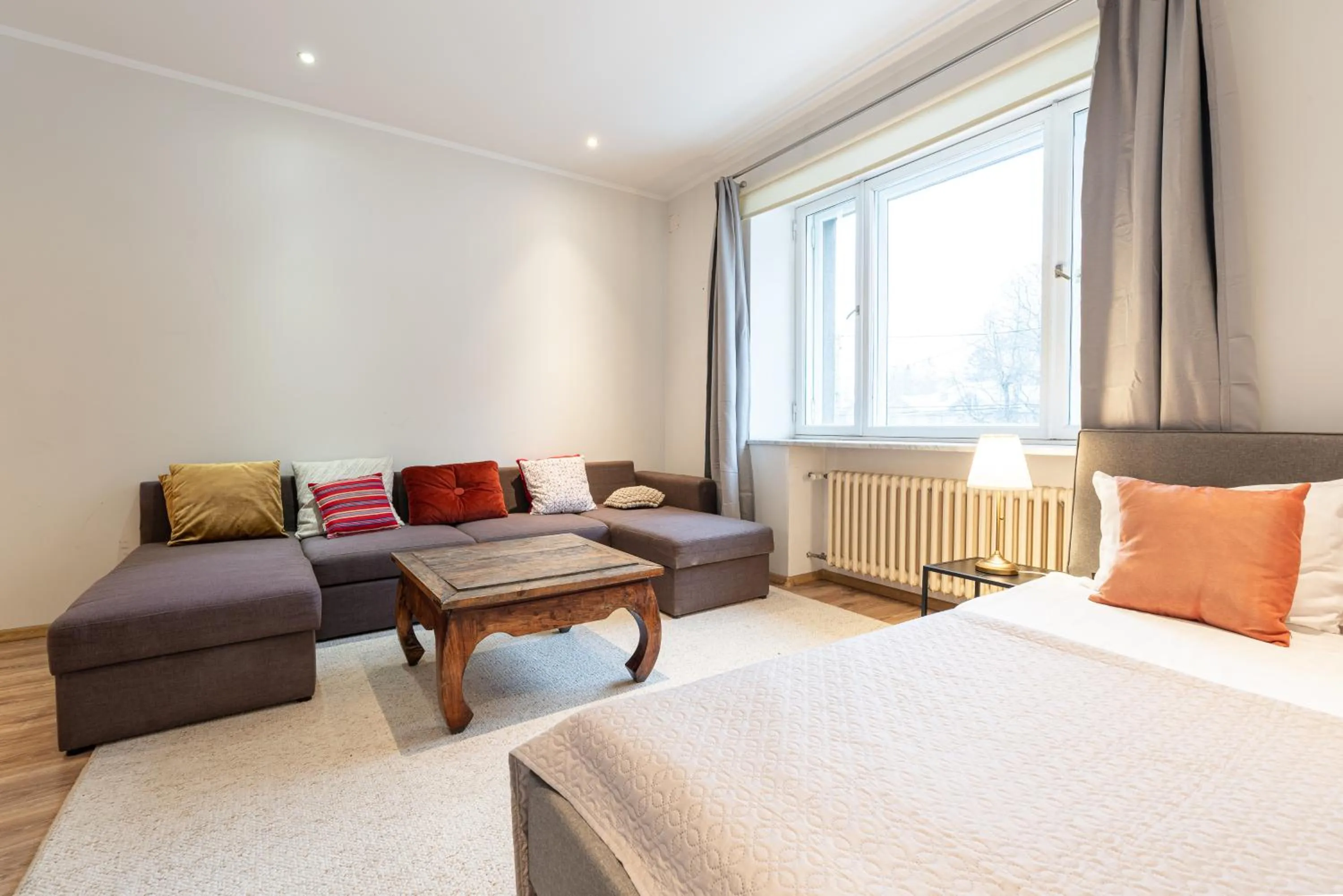 Bed in Yoga Residence Apartments