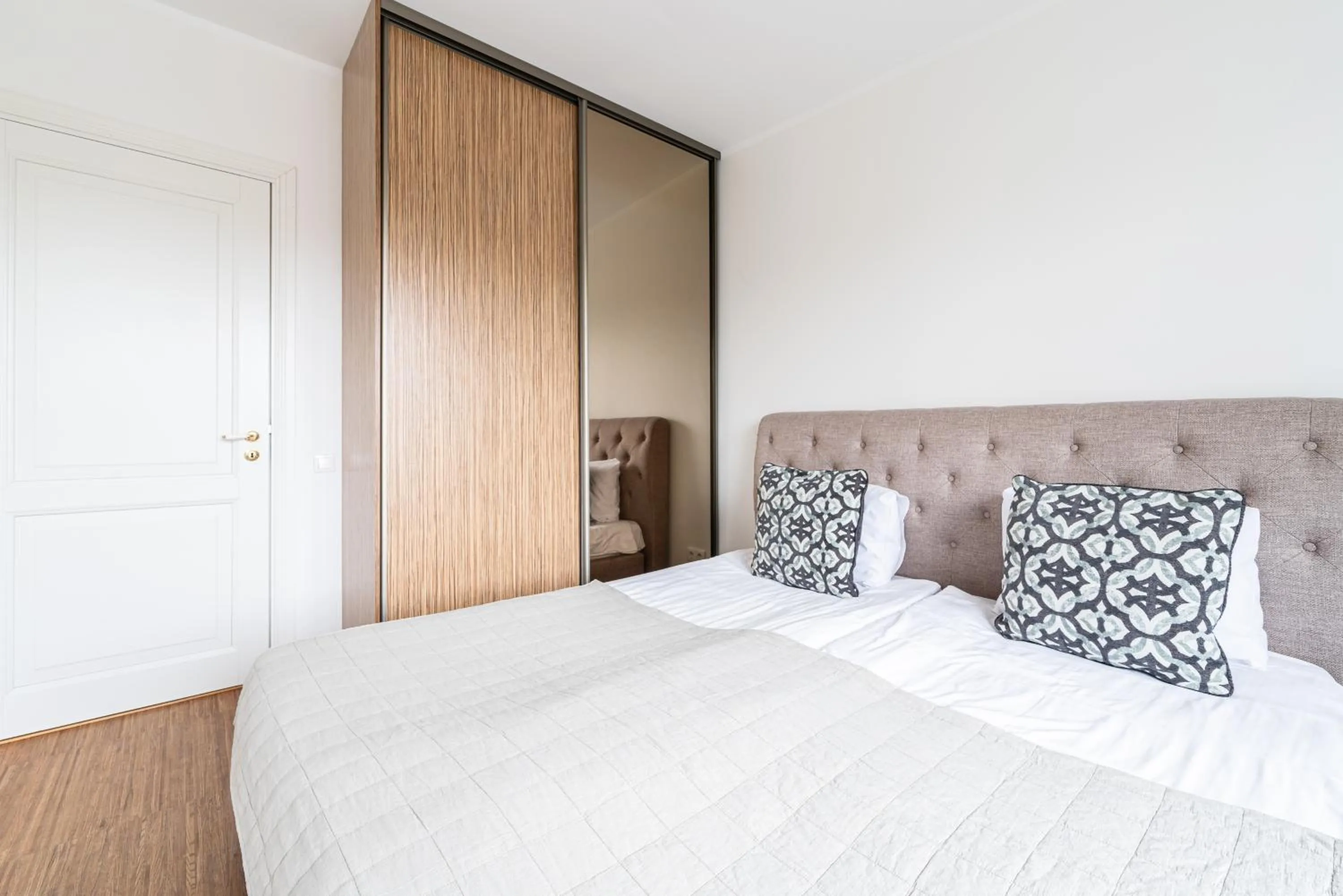 Bed in Yoga Residence Apartments