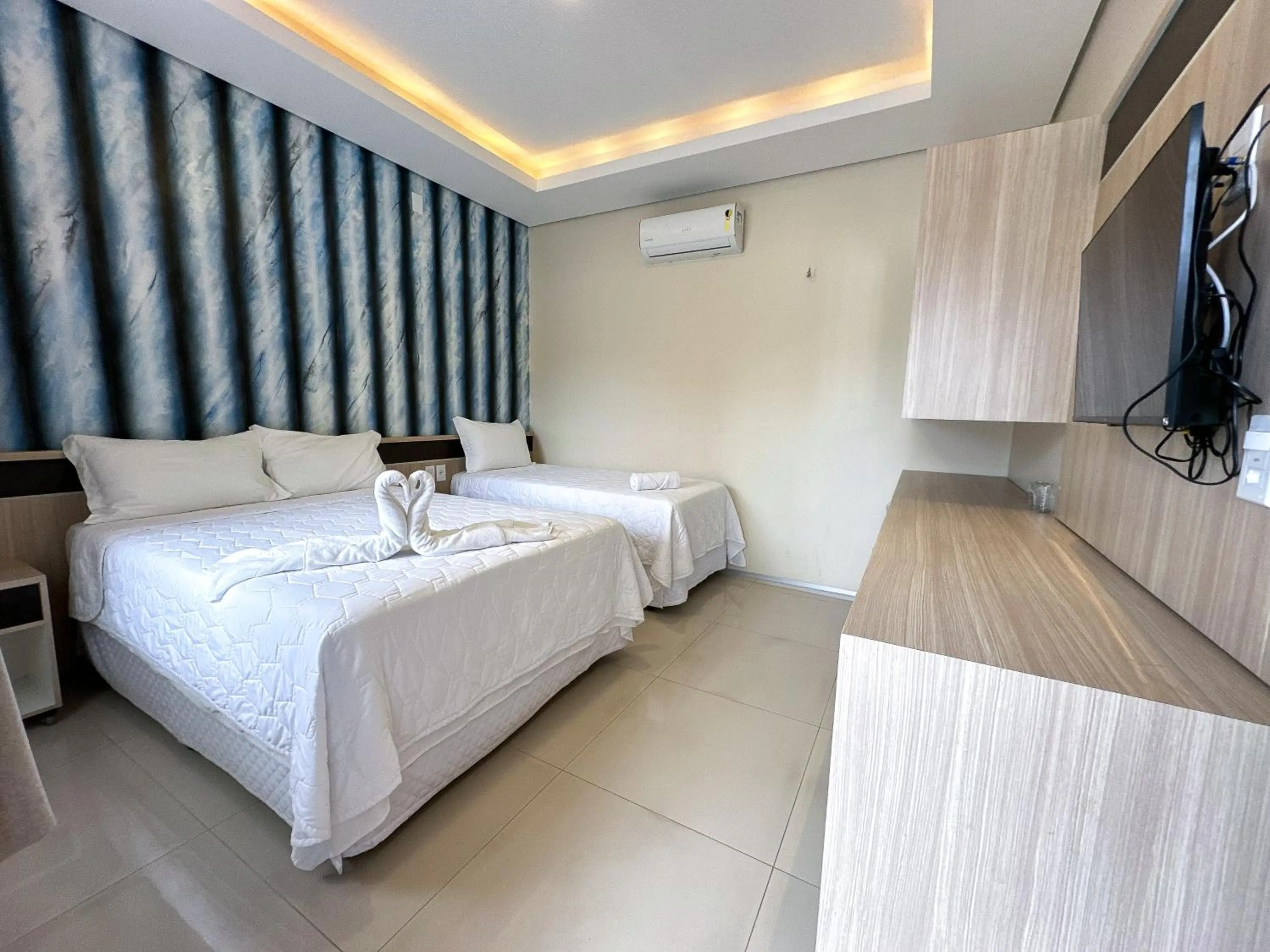 Bed in Pousada Lençóis Maranhenses