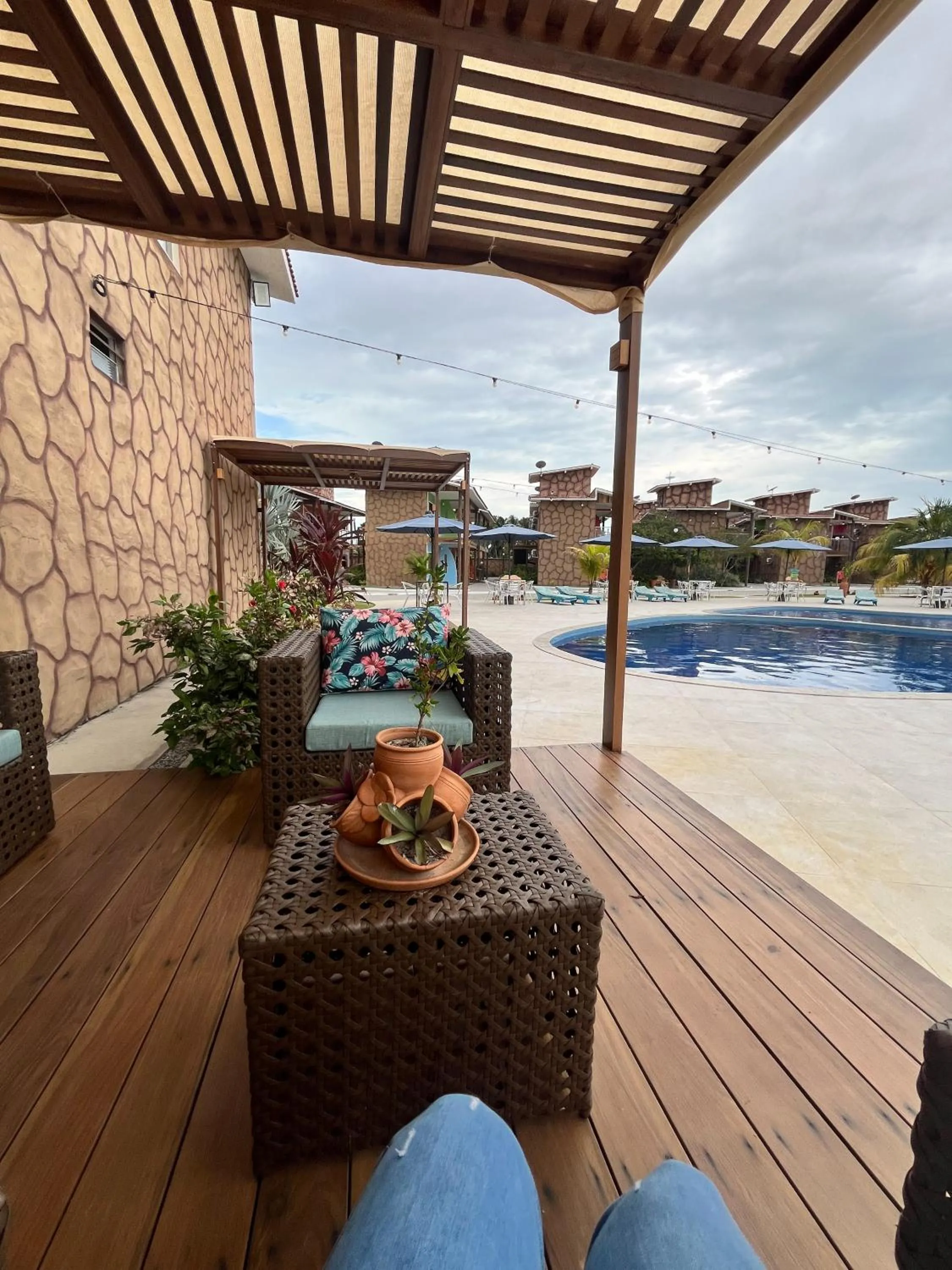 Balcony/Terrace in Pousada Lençóis Maranhenses