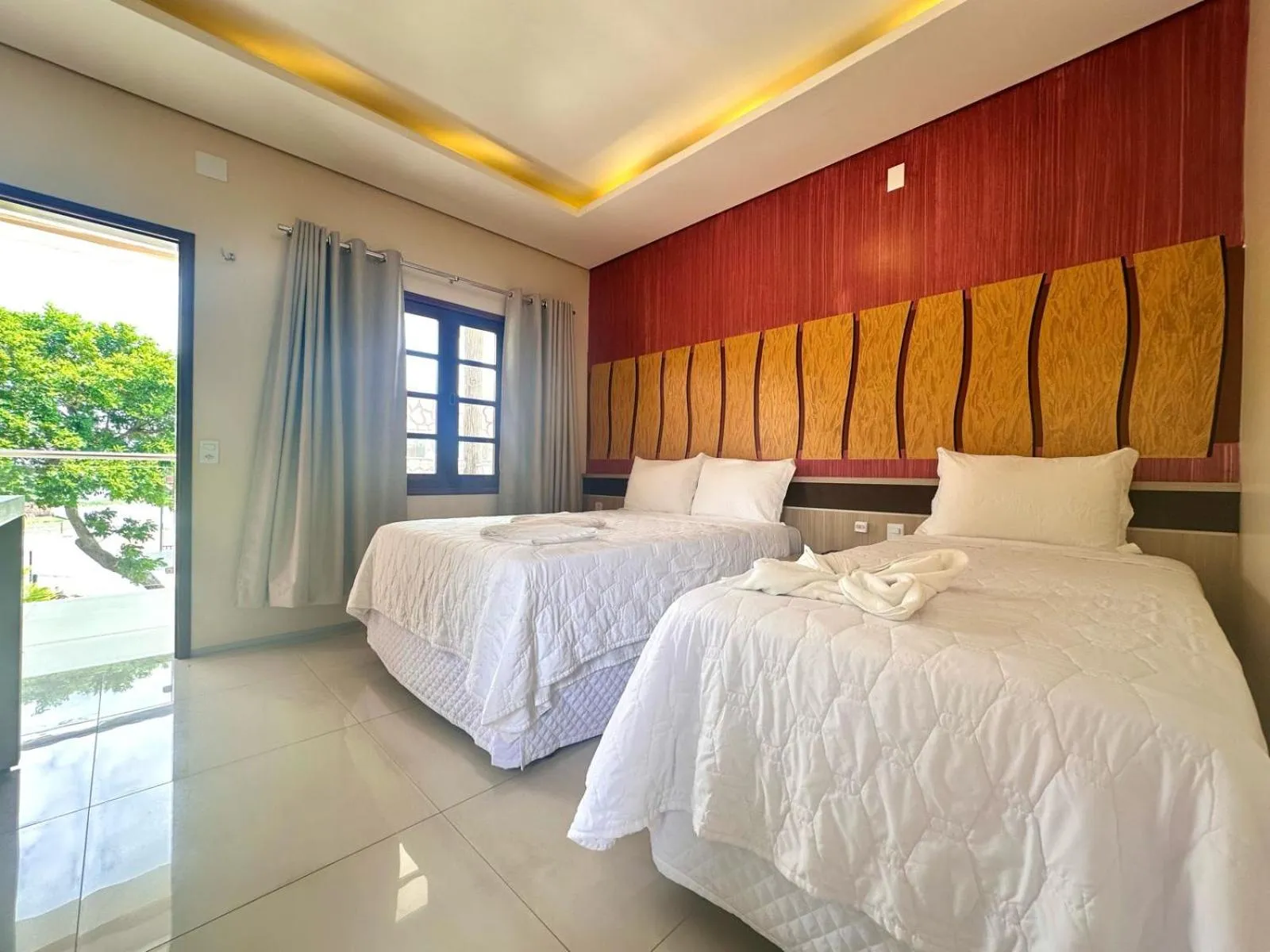 Bed in Pousada Lençóis Maranhenses