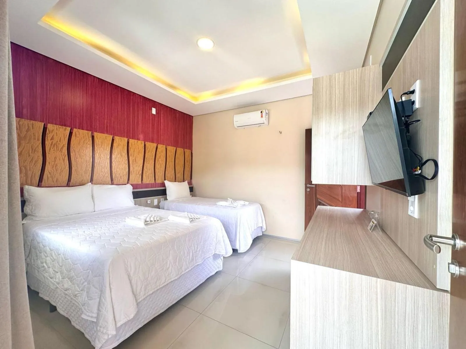 Bed in Pousada Lençóis Maranhenses