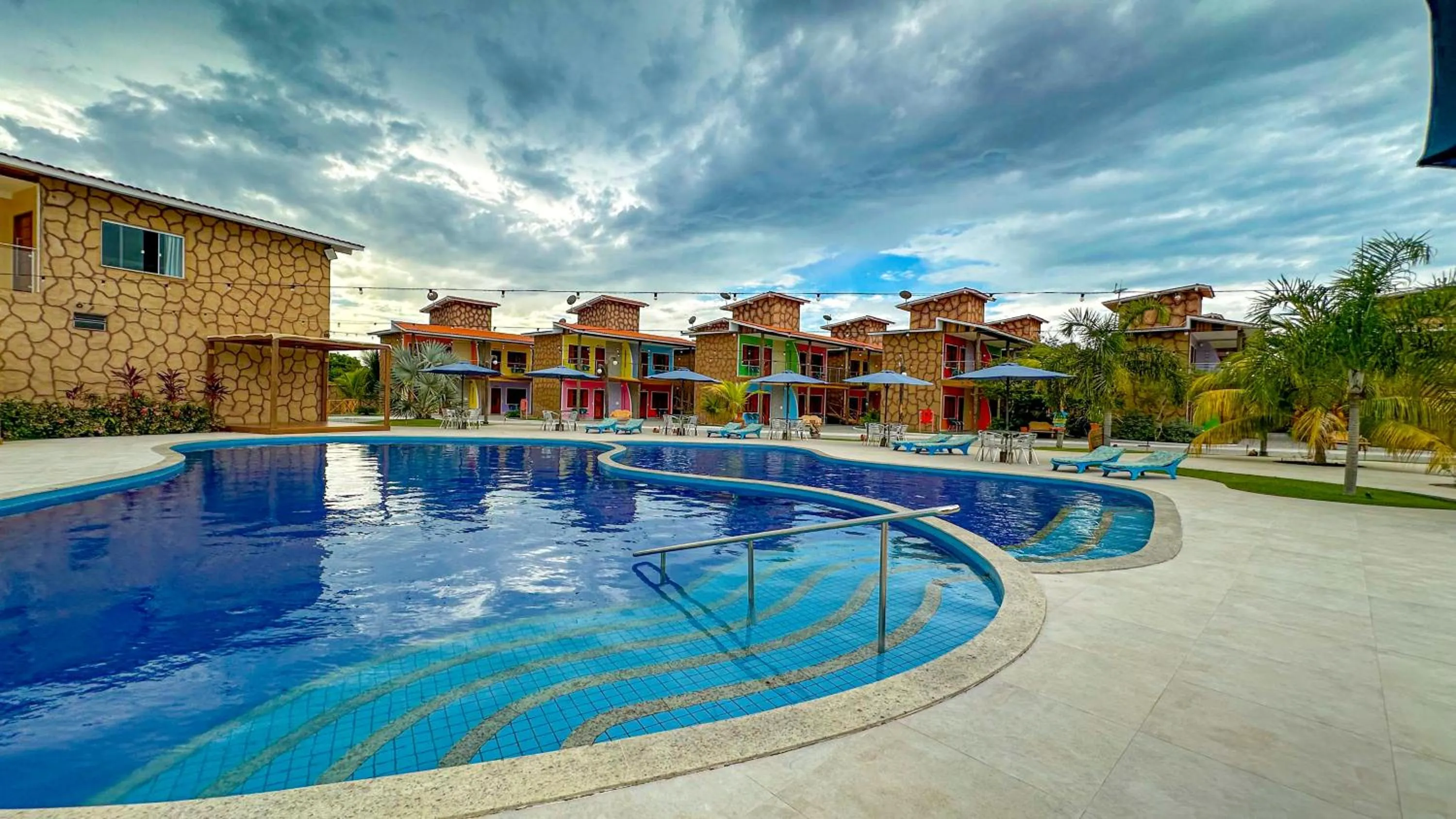 Swimming pool in Pousada Lençóis Maranhenses