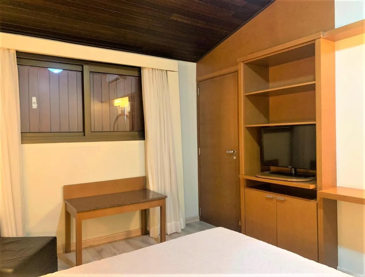 Photo of the whole room, Bed in Flat em Gramado