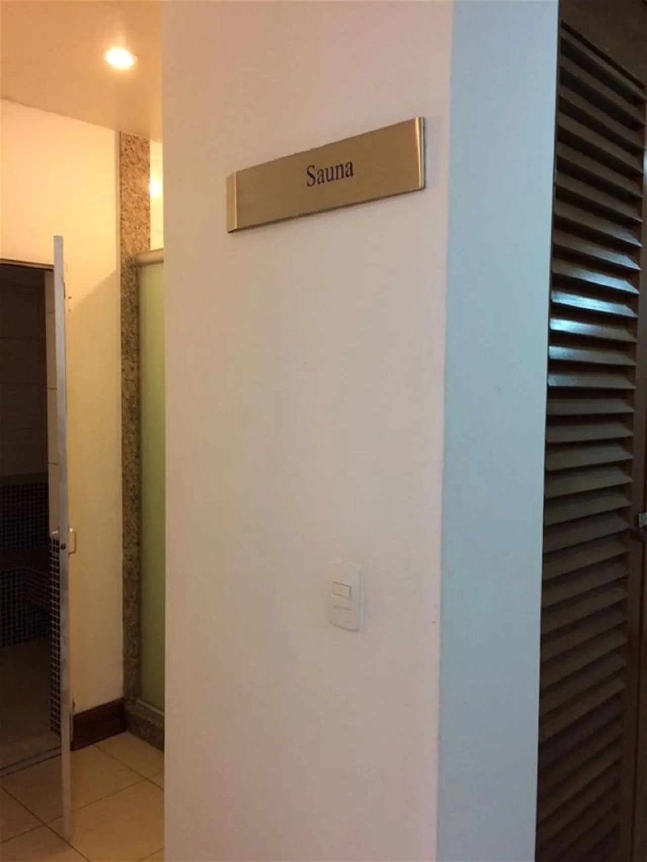 Sauna in Flat em Gramado