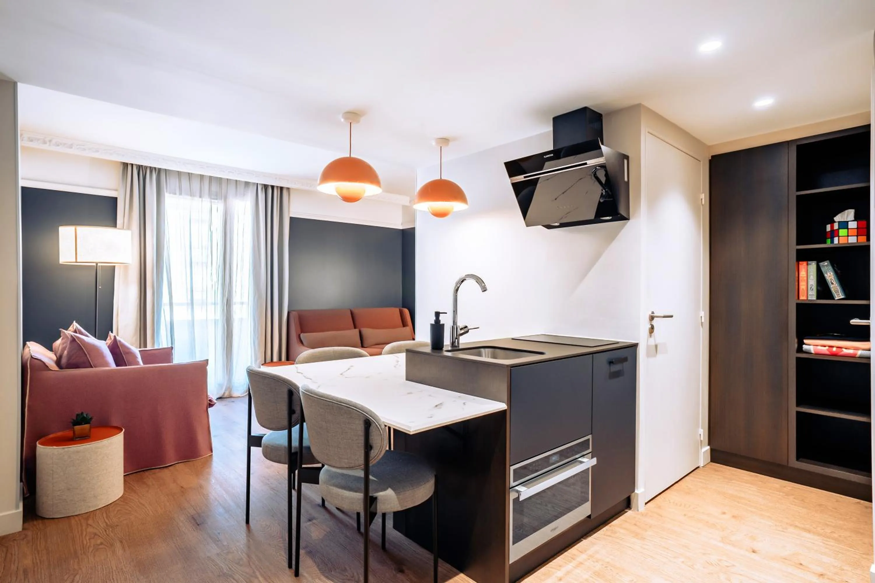 Living room in RockyPop Grenoble Hotel