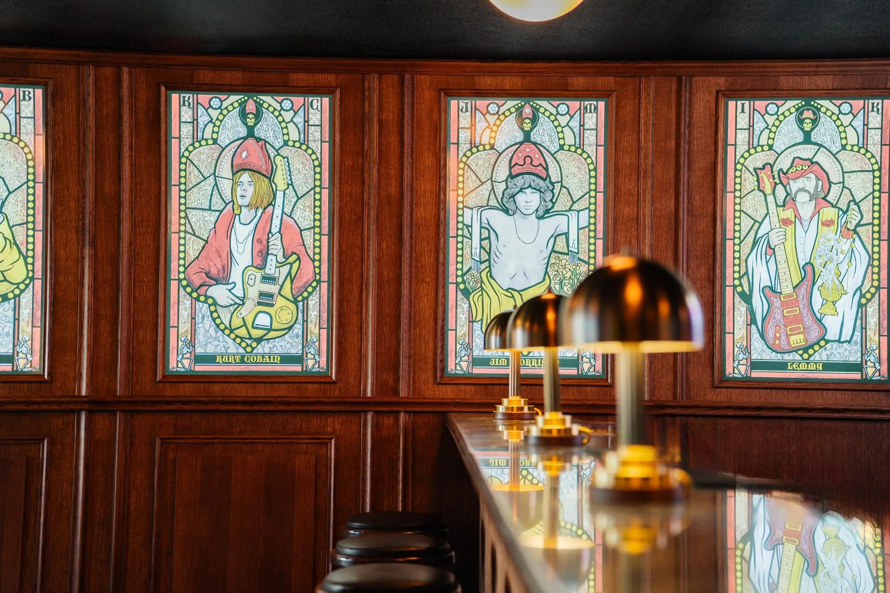 Lounge or bar in RockyPop Grenoble Hotel