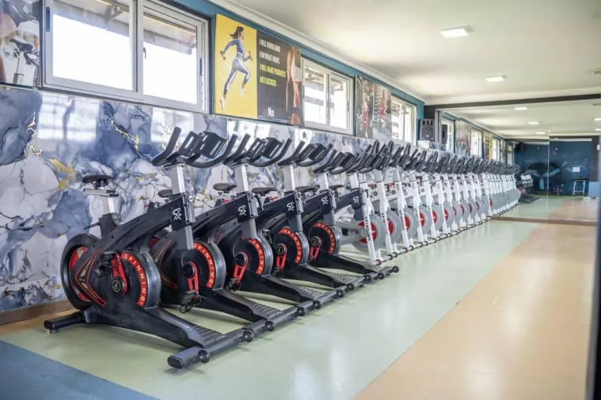 Fitness centre/facilities in Afro Park Hotel