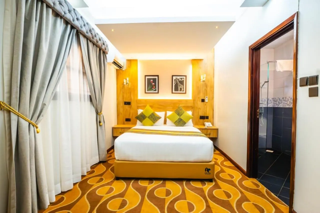 Photo of the whole room, Bed in Afro Park Hotel