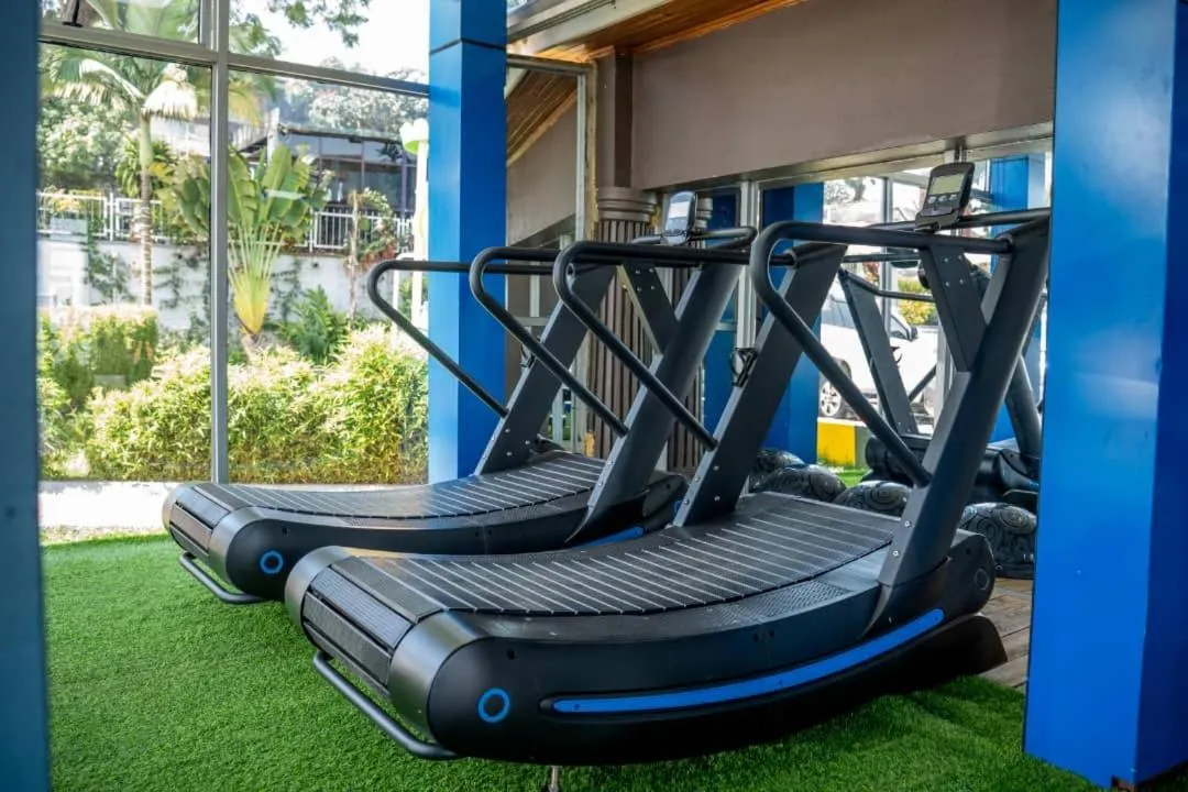 Fitness centre/facilities in Afro Park Hotel