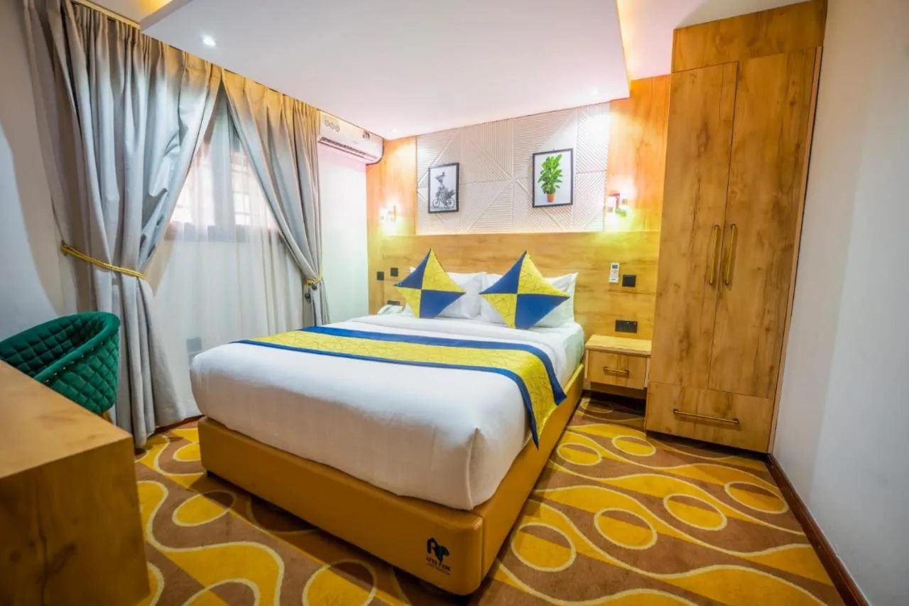 Photo of the whole room, Bed in Afro Park Hotel