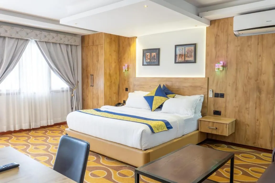 Bedroom, Bed in Afro Park Hotel