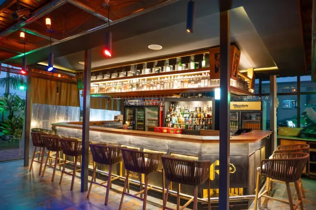 Lounge or bar in Afro Park Hotel