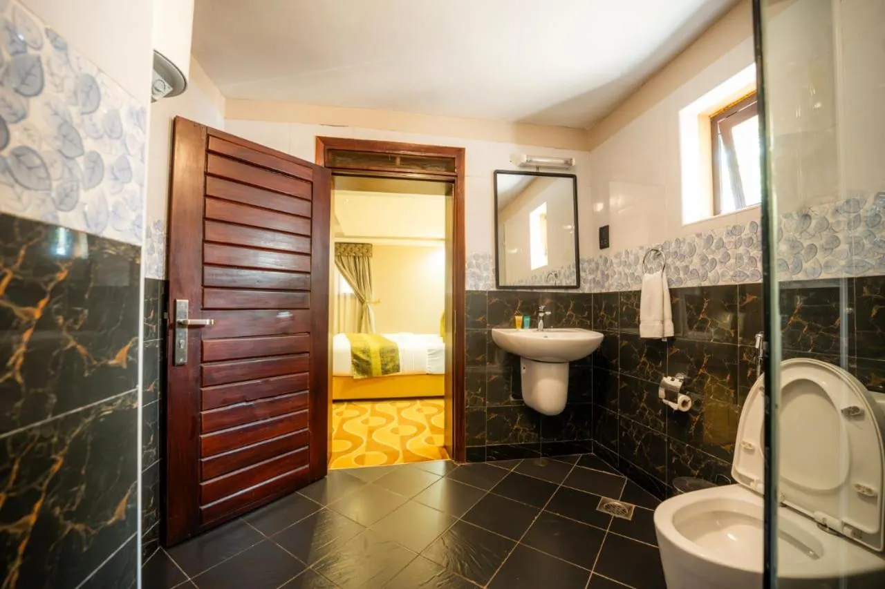 Bathroom in Afro Park Hotel