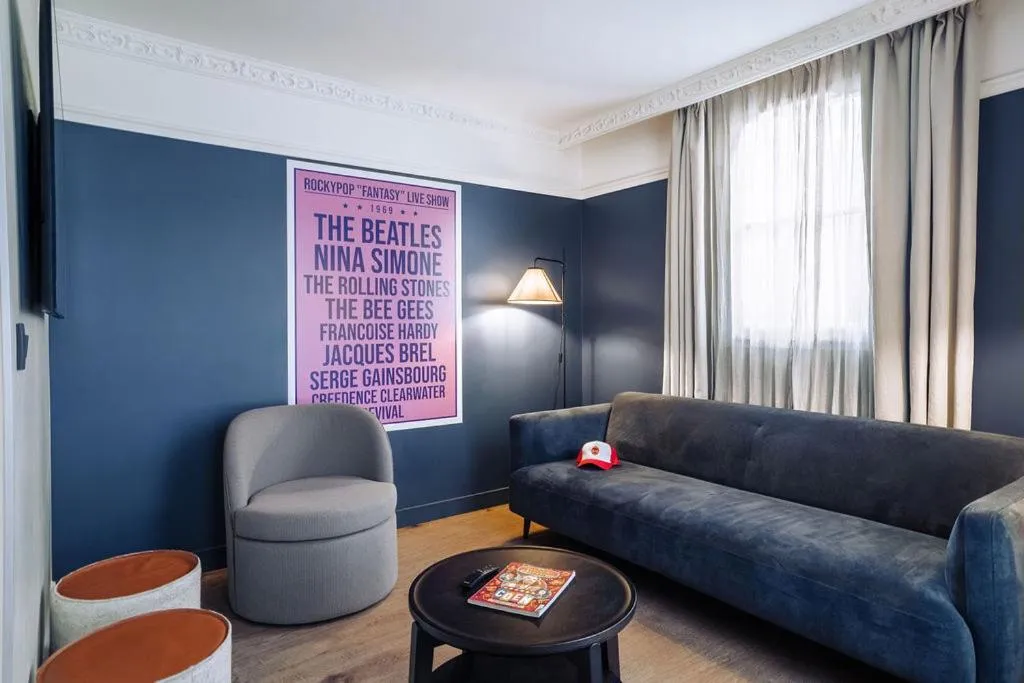 Living room in RockyPop Grenoble Appartements