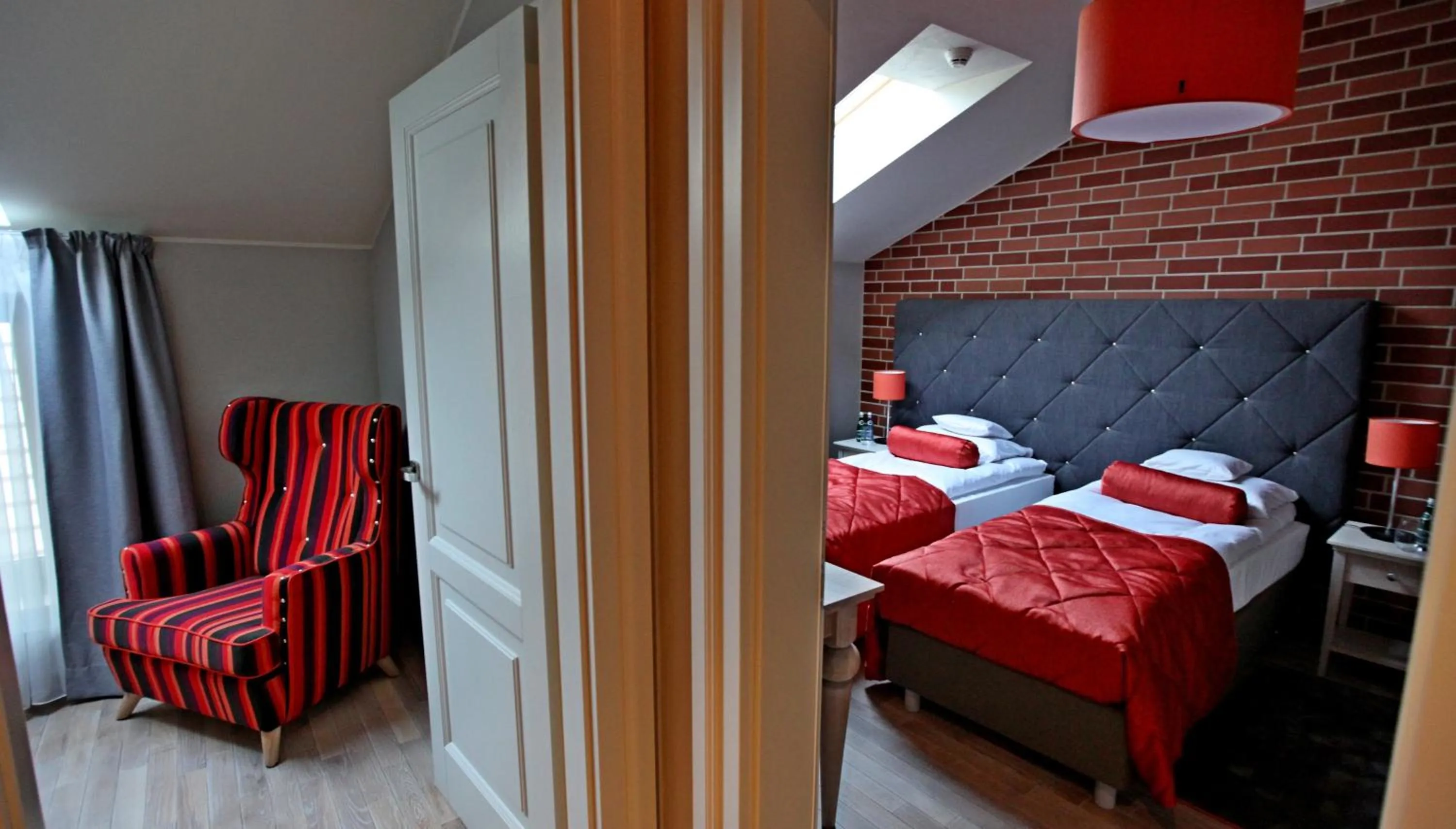 Bed in Hotel Browar Kościerzyna