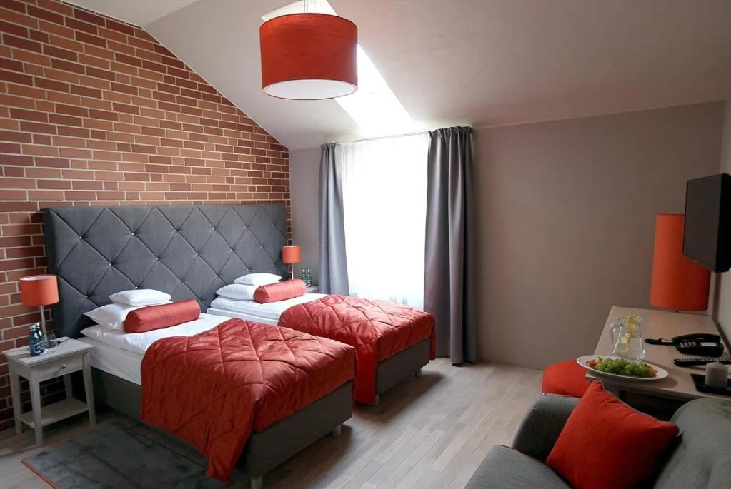 Bed in Hotel Browar Kościerzyna