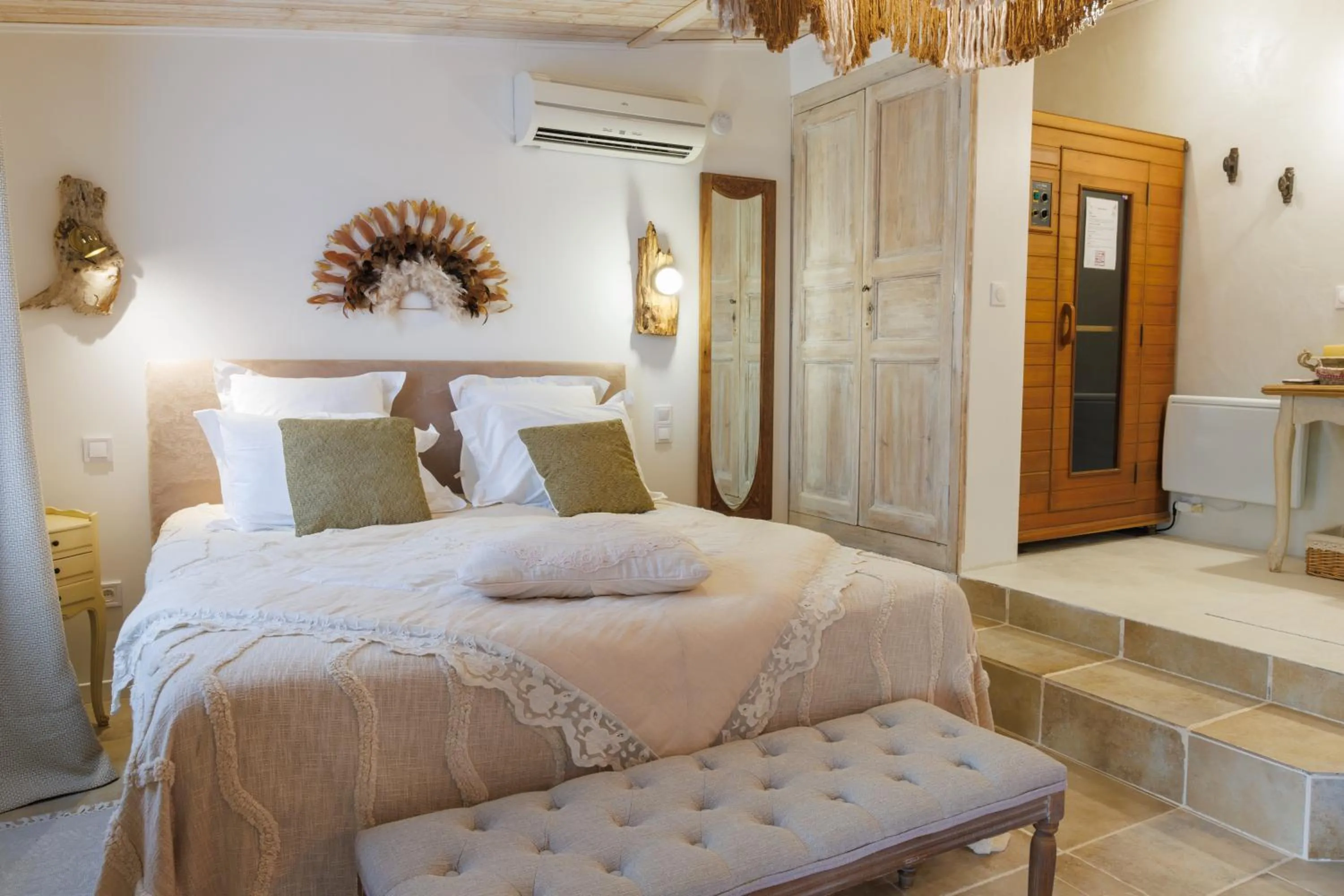 Bed in La Bastide du Mûrier