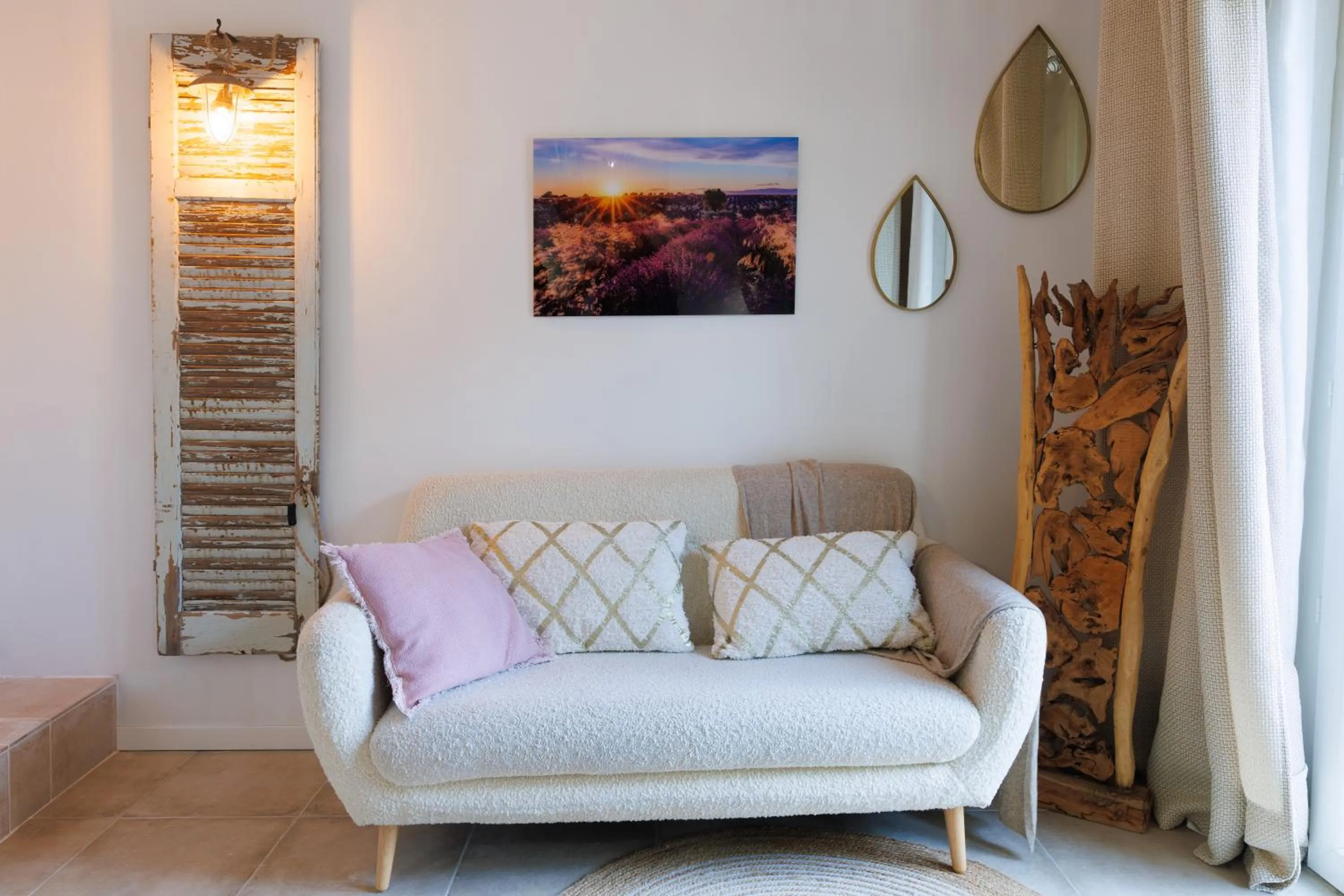 Living room in La Bastide du Mûrier