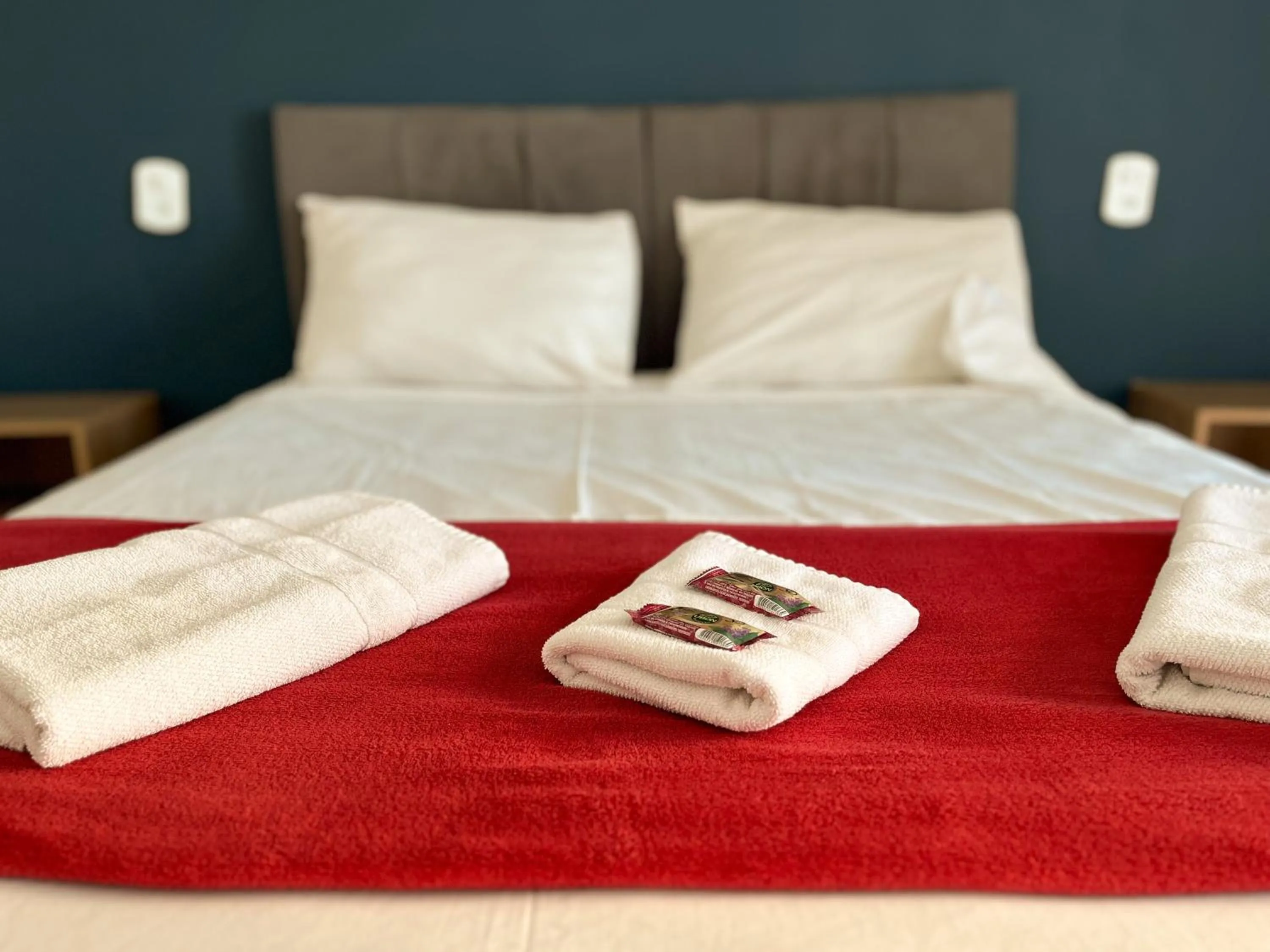 Bed in Pousada Vila Appia