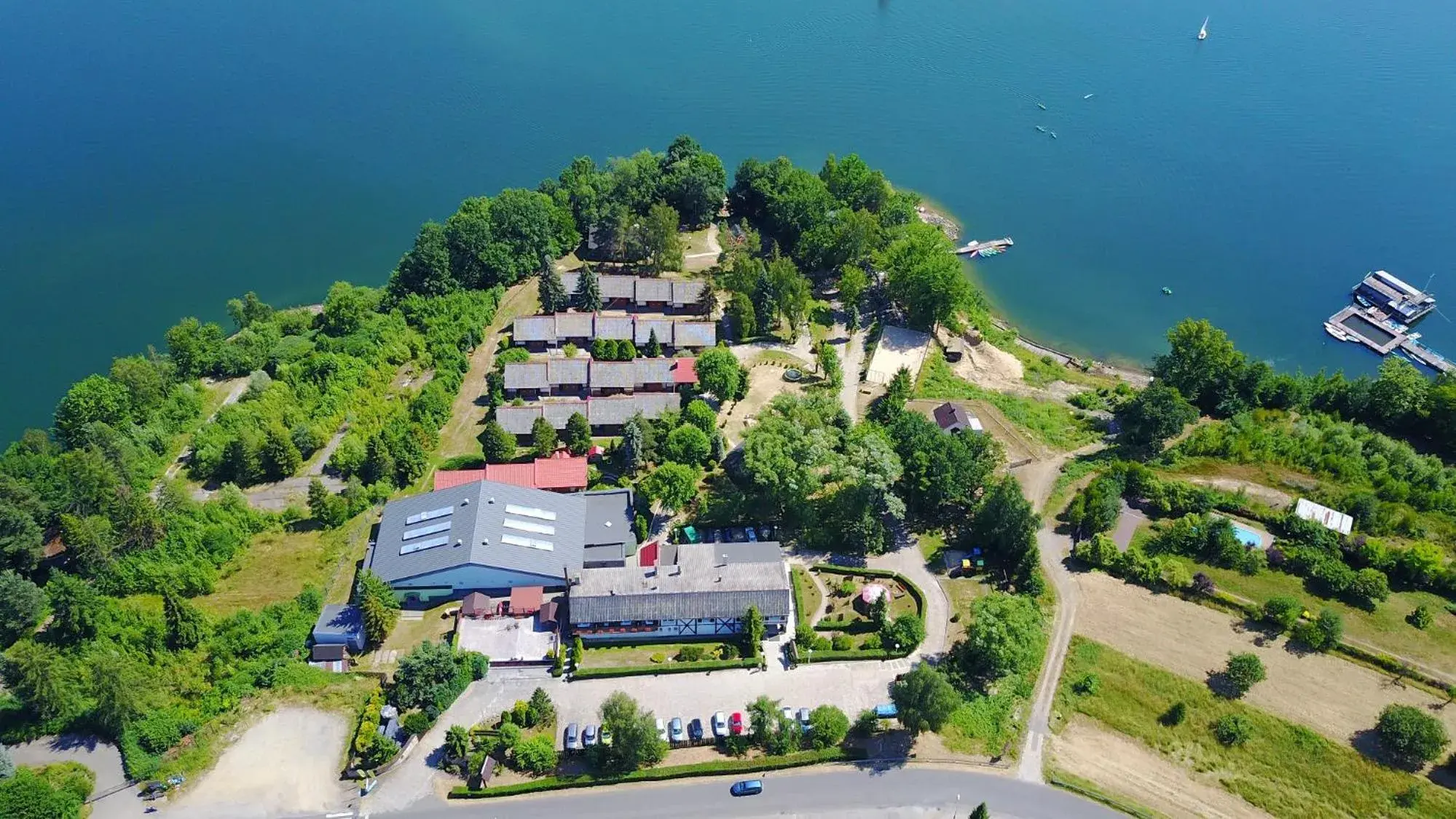 Property building, Bird's-eye View in Centrum Wypoczynku ODYS Property building, Bird's-eye View in Centrum Wypoczynku ODYS