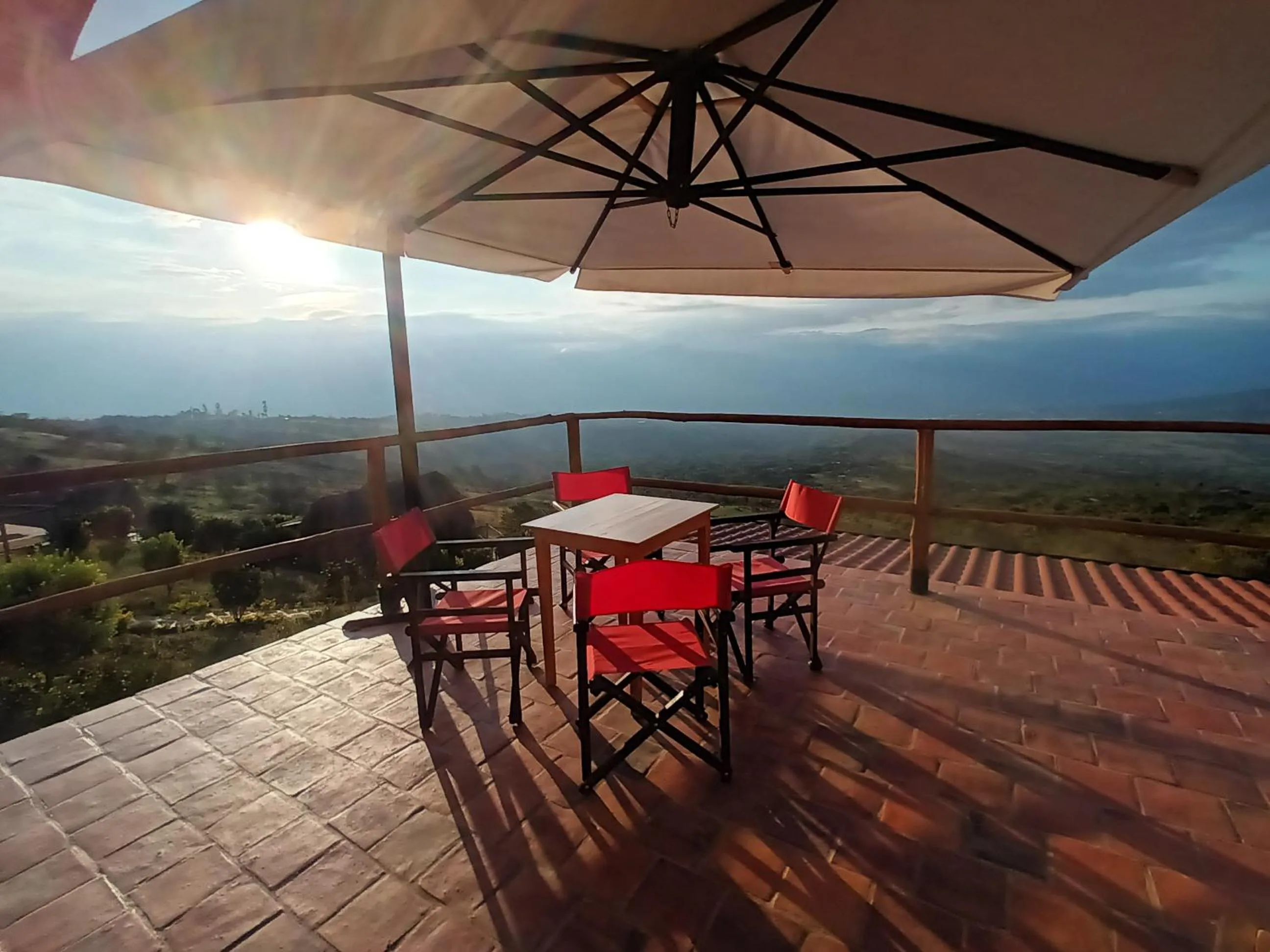 Natural landscape in Hotel Cariguá