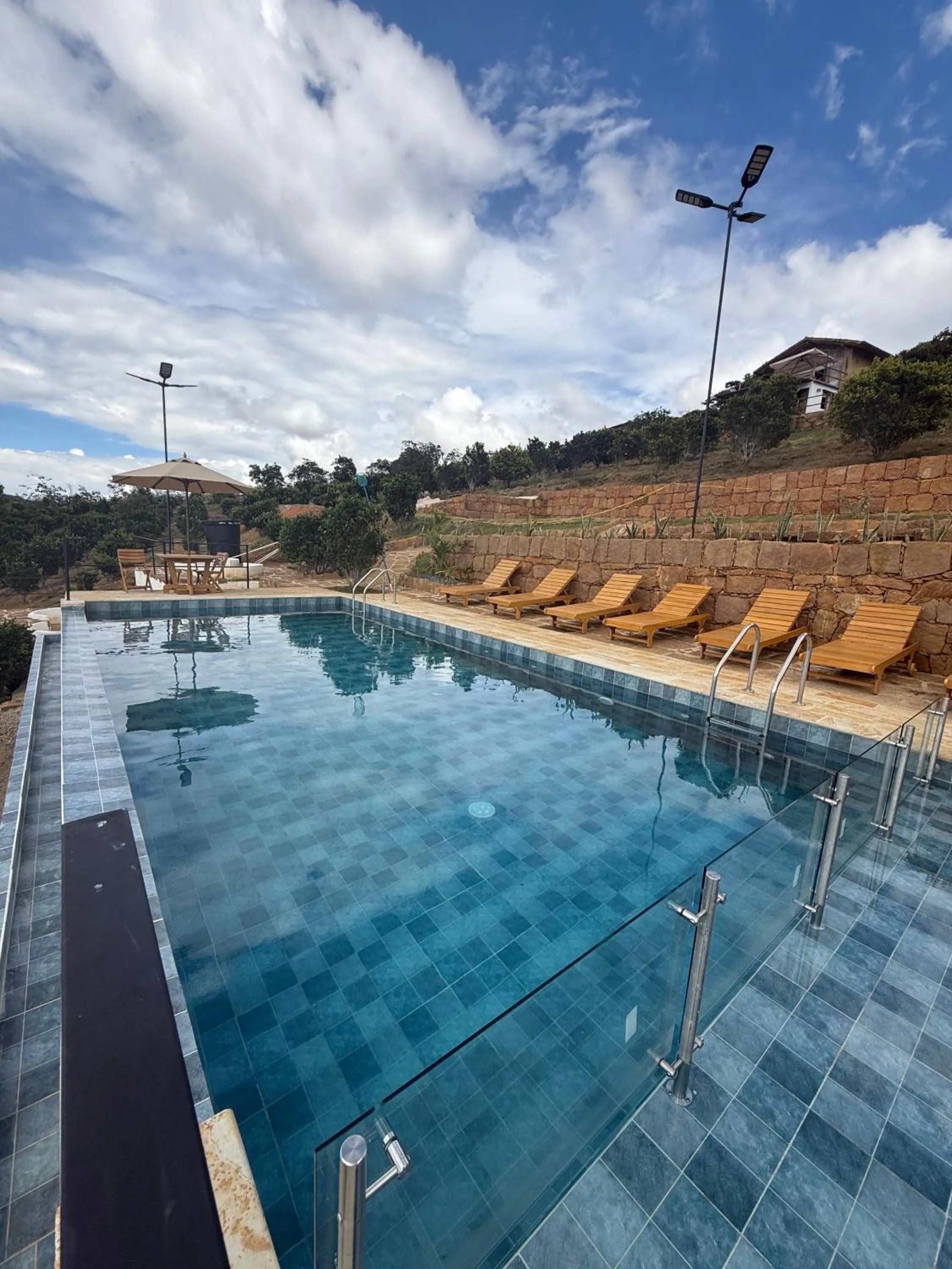 Swimming pool in Hotel Cariguá
