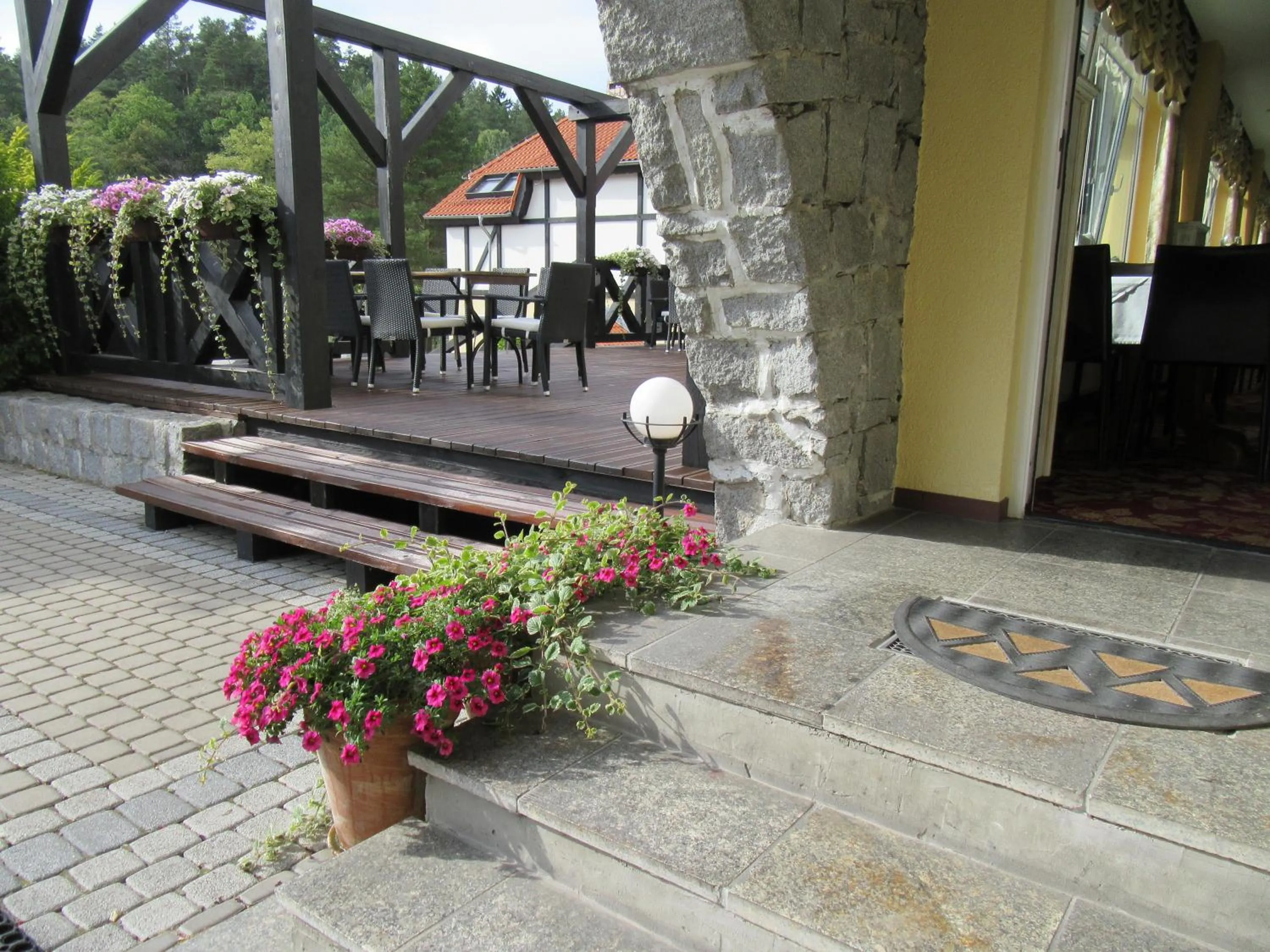 Patio in Hotel Górecki