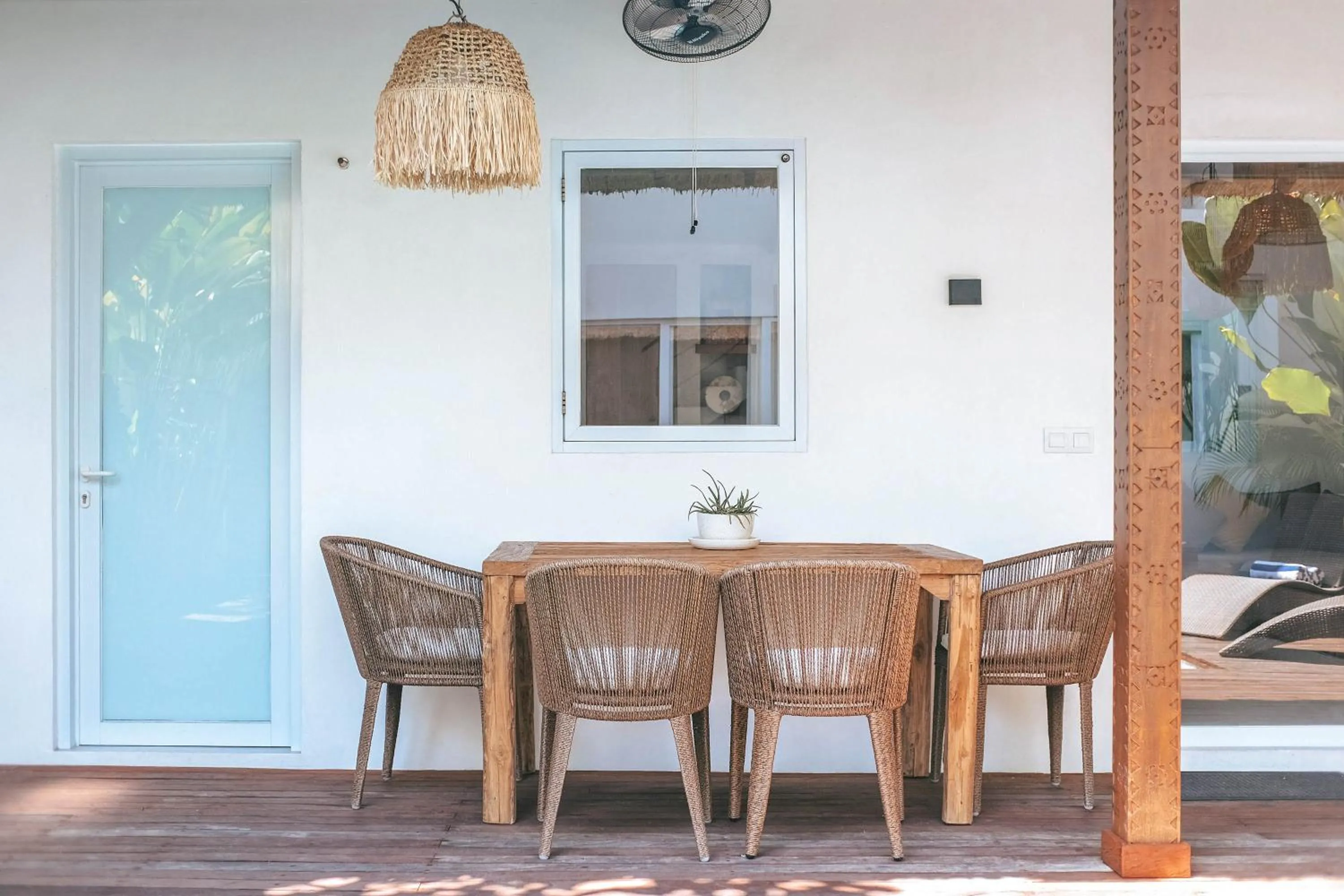 Decorative detail in Sun & Moon Villa