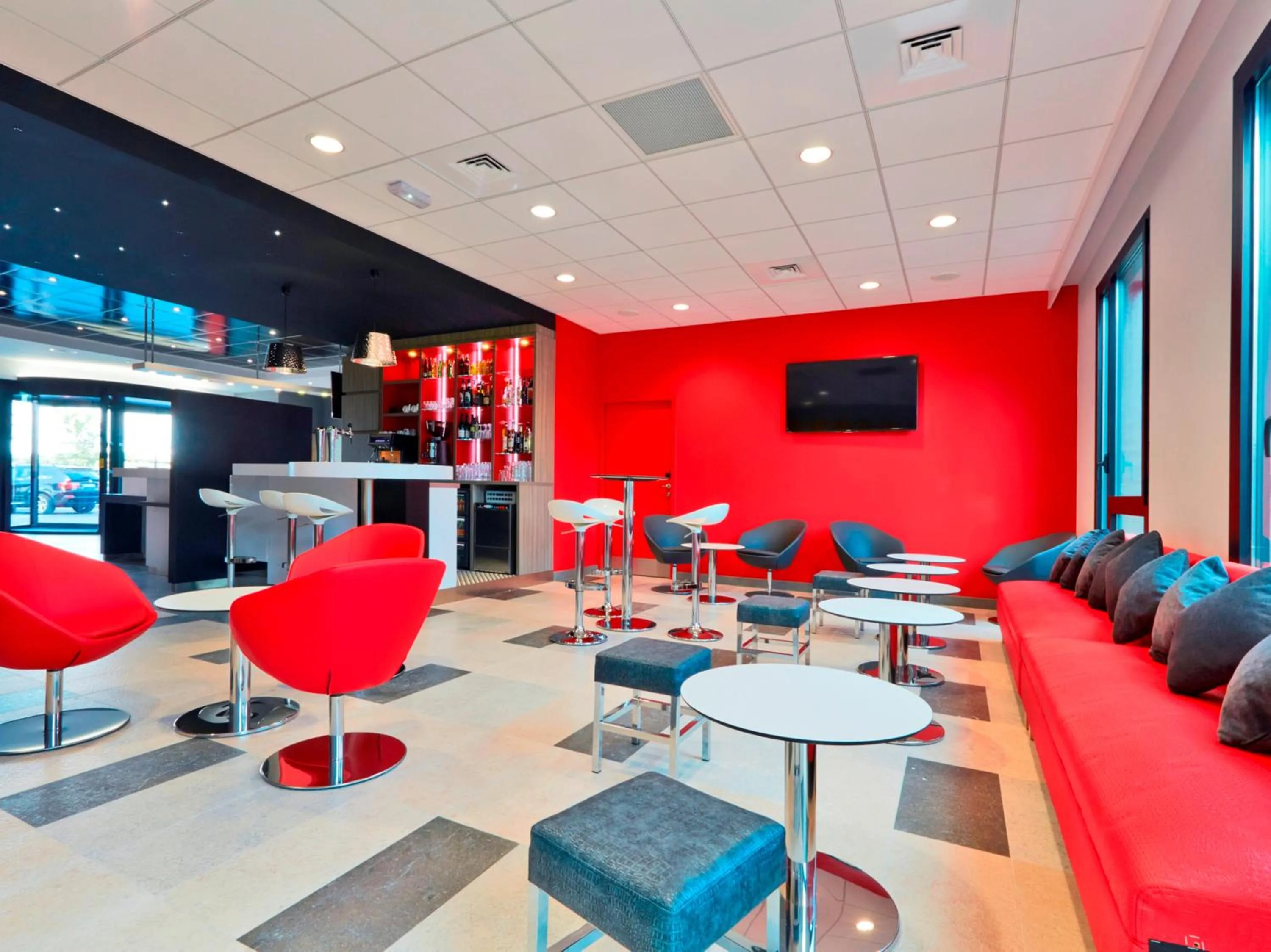 Lounge or bar, Lounge/Bar in Première Classe Lyon - Saint Priest Eurexpo